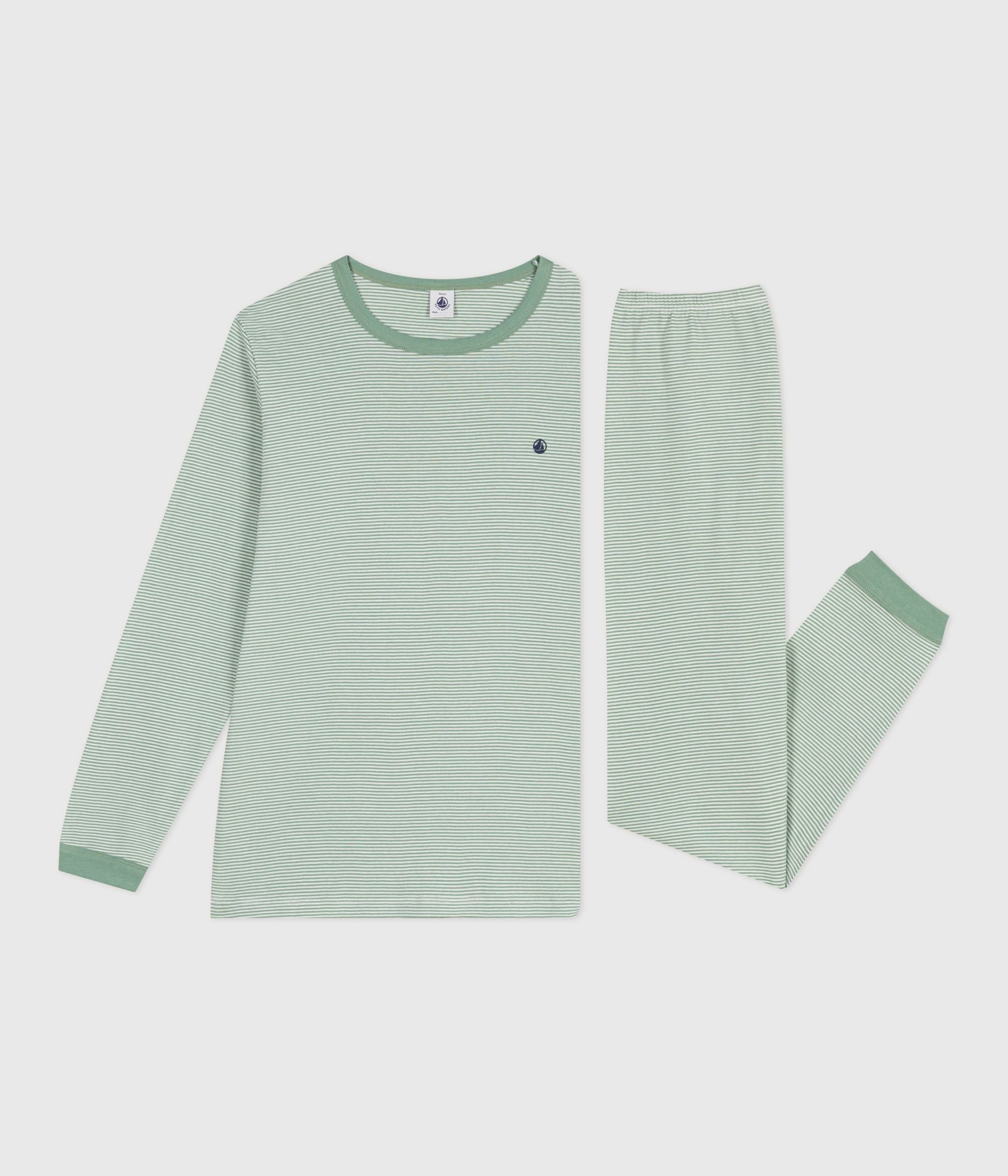 pyjama-junior-en-coton-à-rayures
