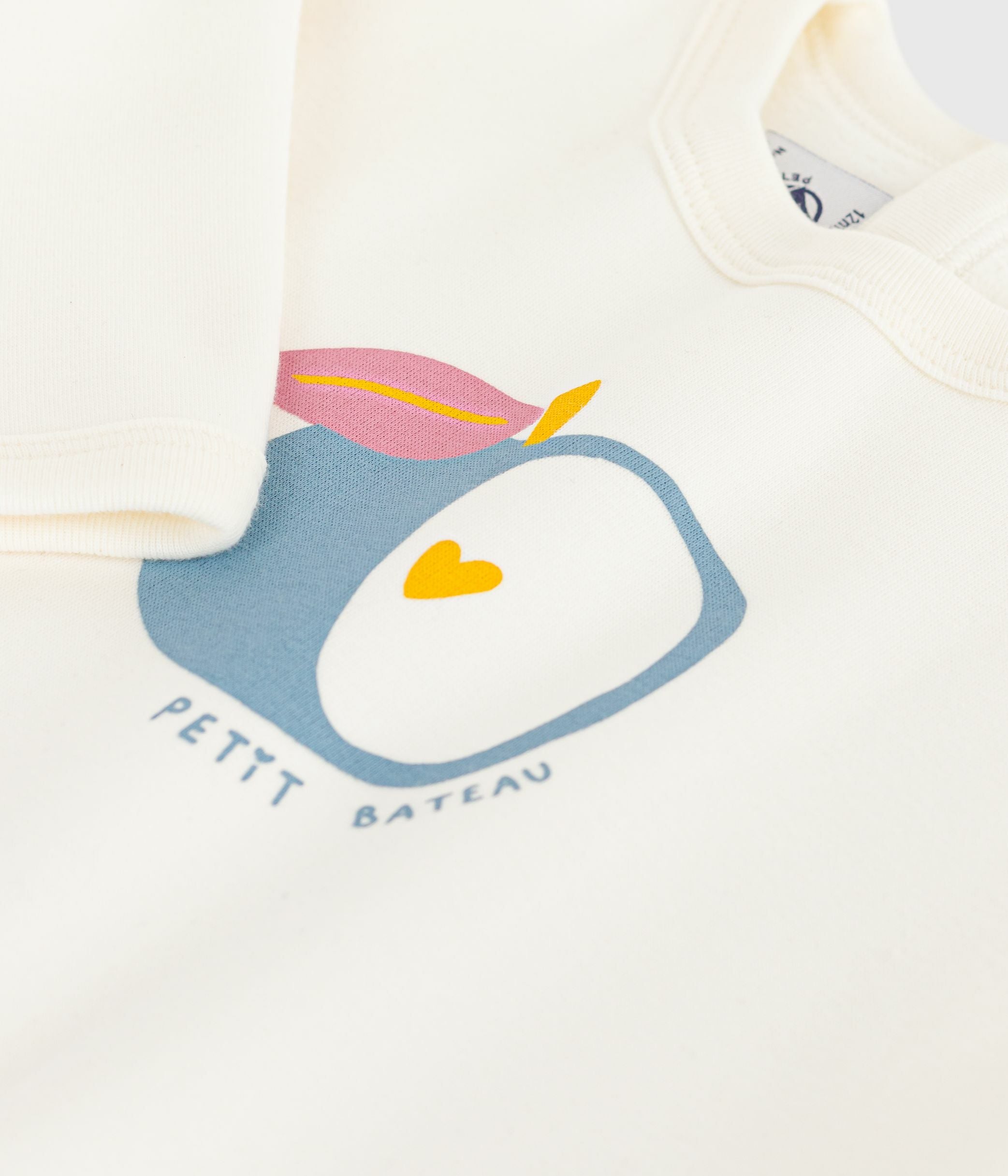 sweatshirt-bébé-en-coton-doux-et-chaud-motif-pomme