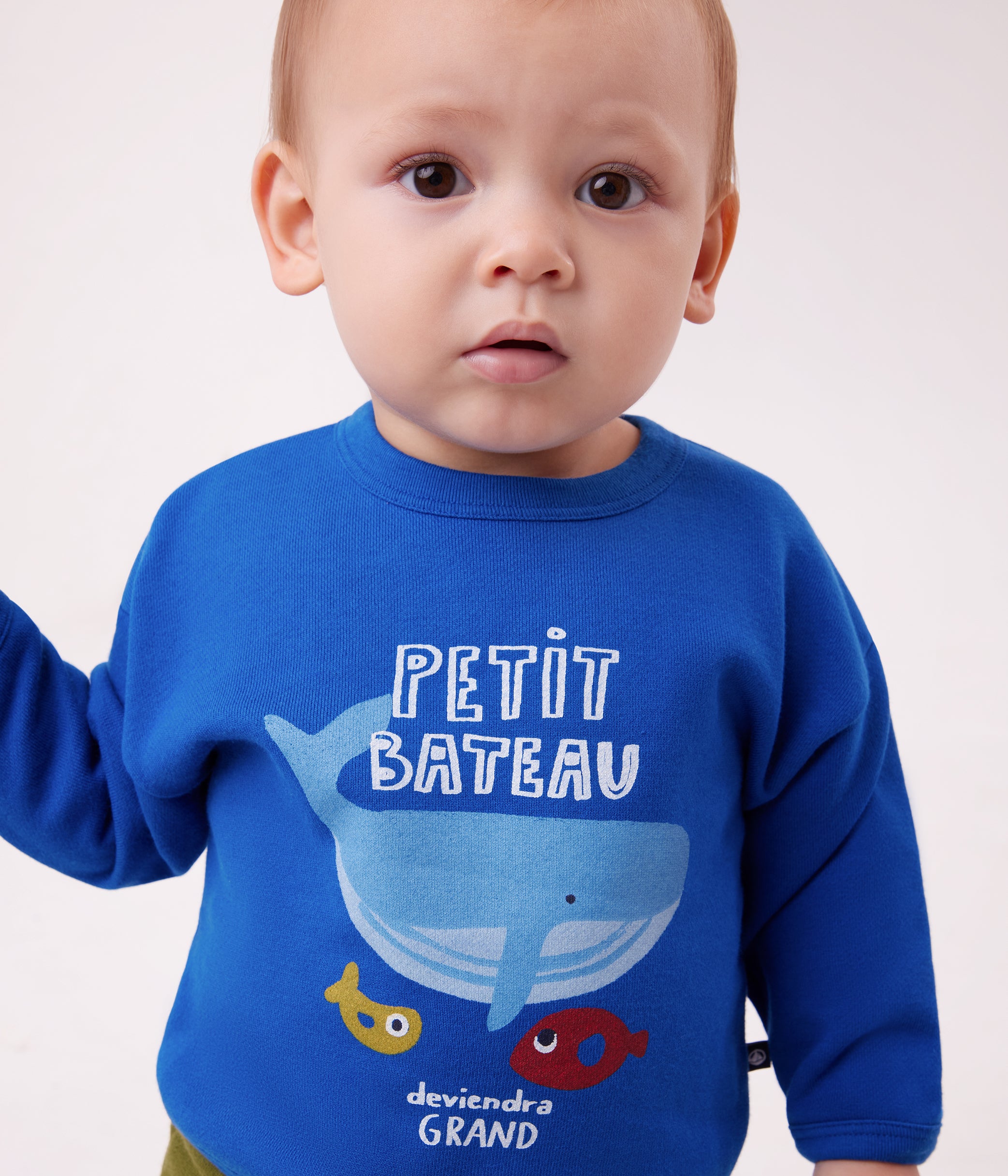 sweatshirt-bébé-en-coton-motif-baleine
