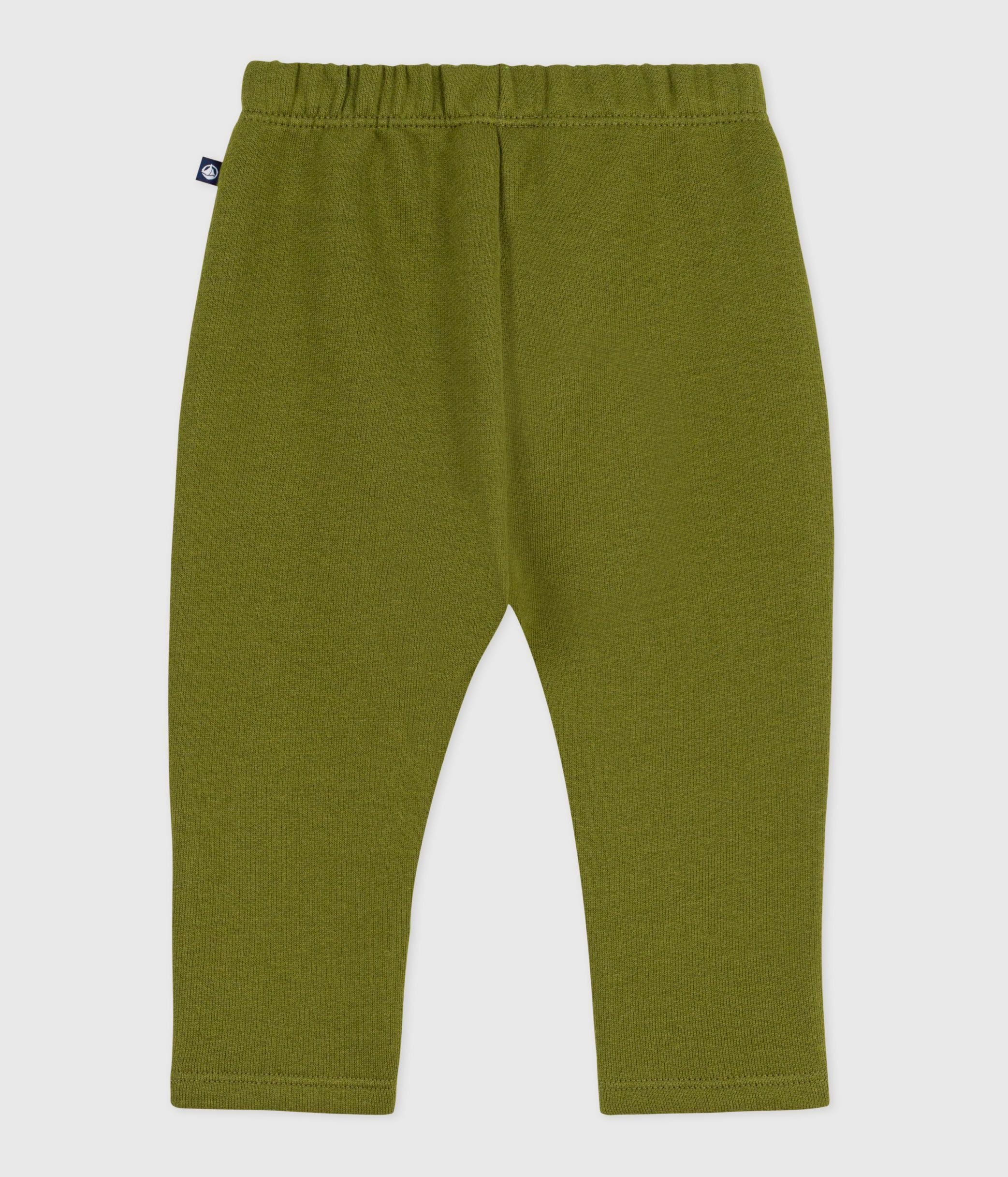 pantalon-bébé-en-coton-uni