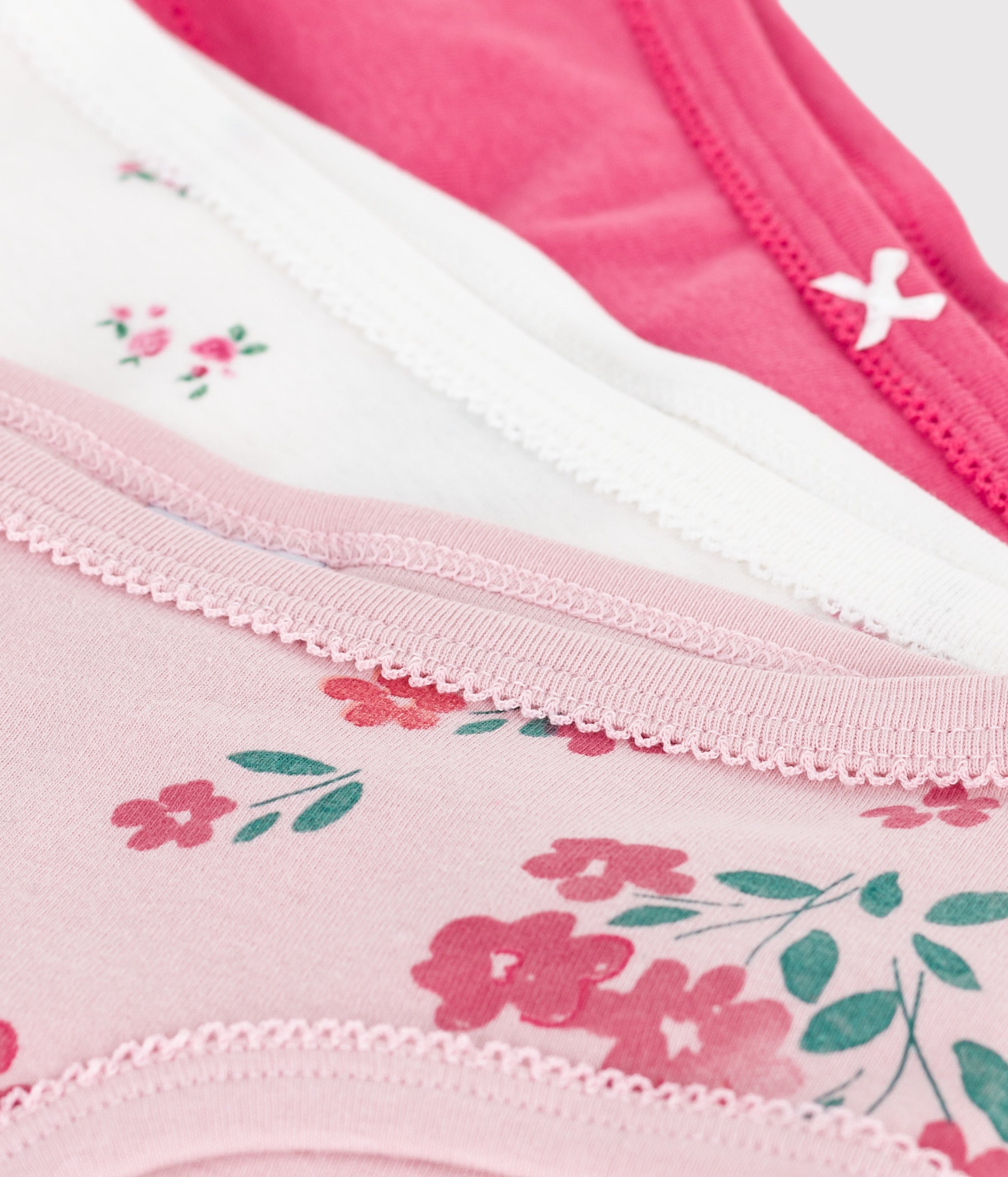 lot-de-3-culottes-enfant-en-coton-taille-haute-imprimé-fleurs
