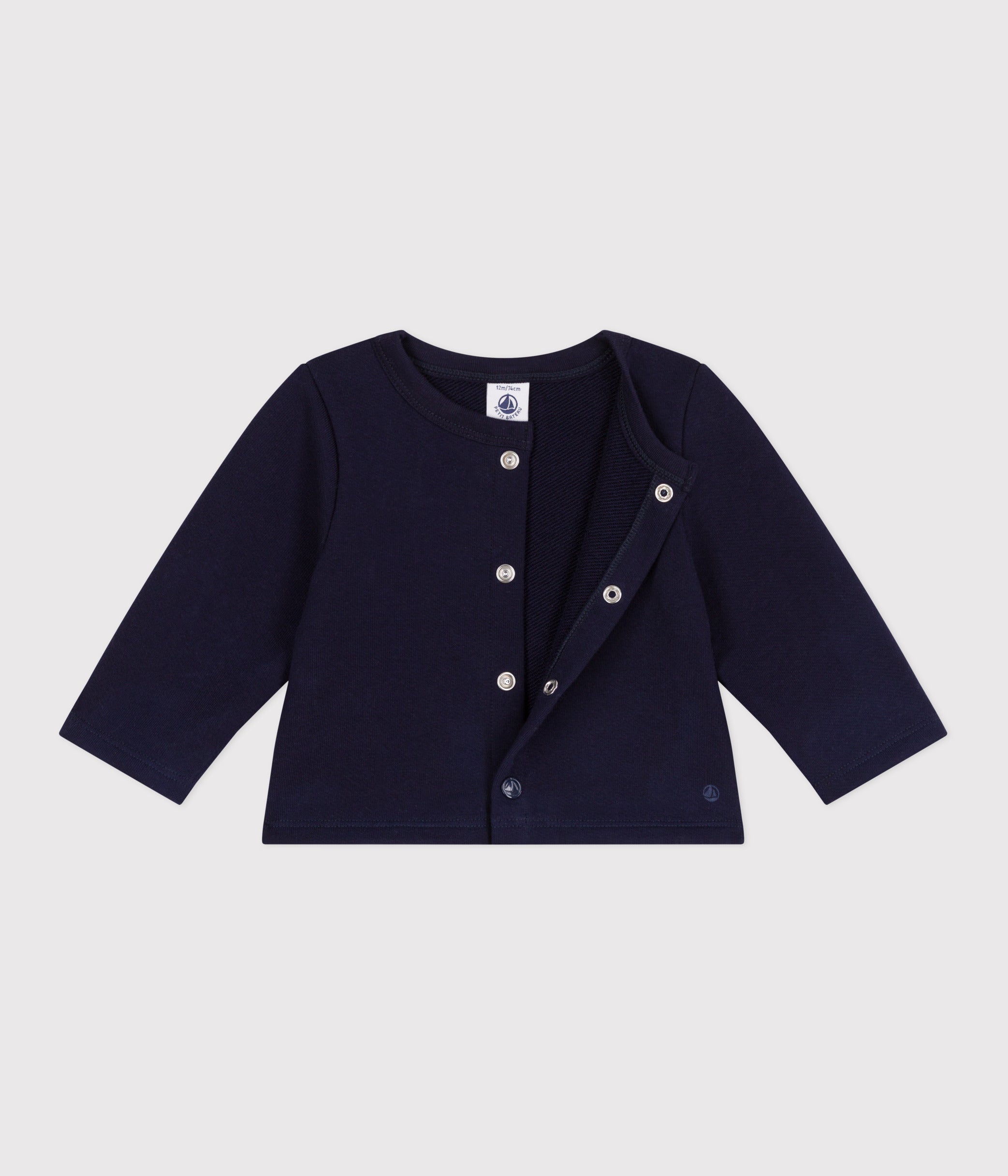 cardigan-bébé-en-coton-uni
