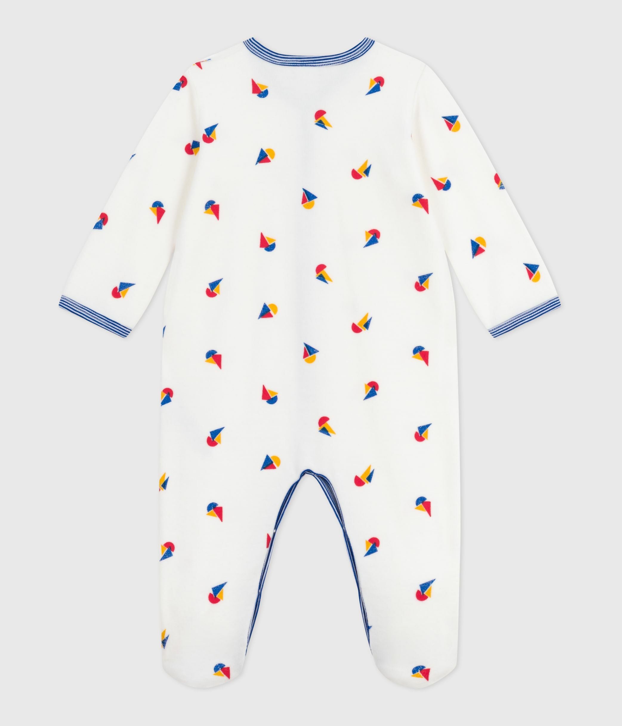 pyjama-bébé-en-velours-imprimé