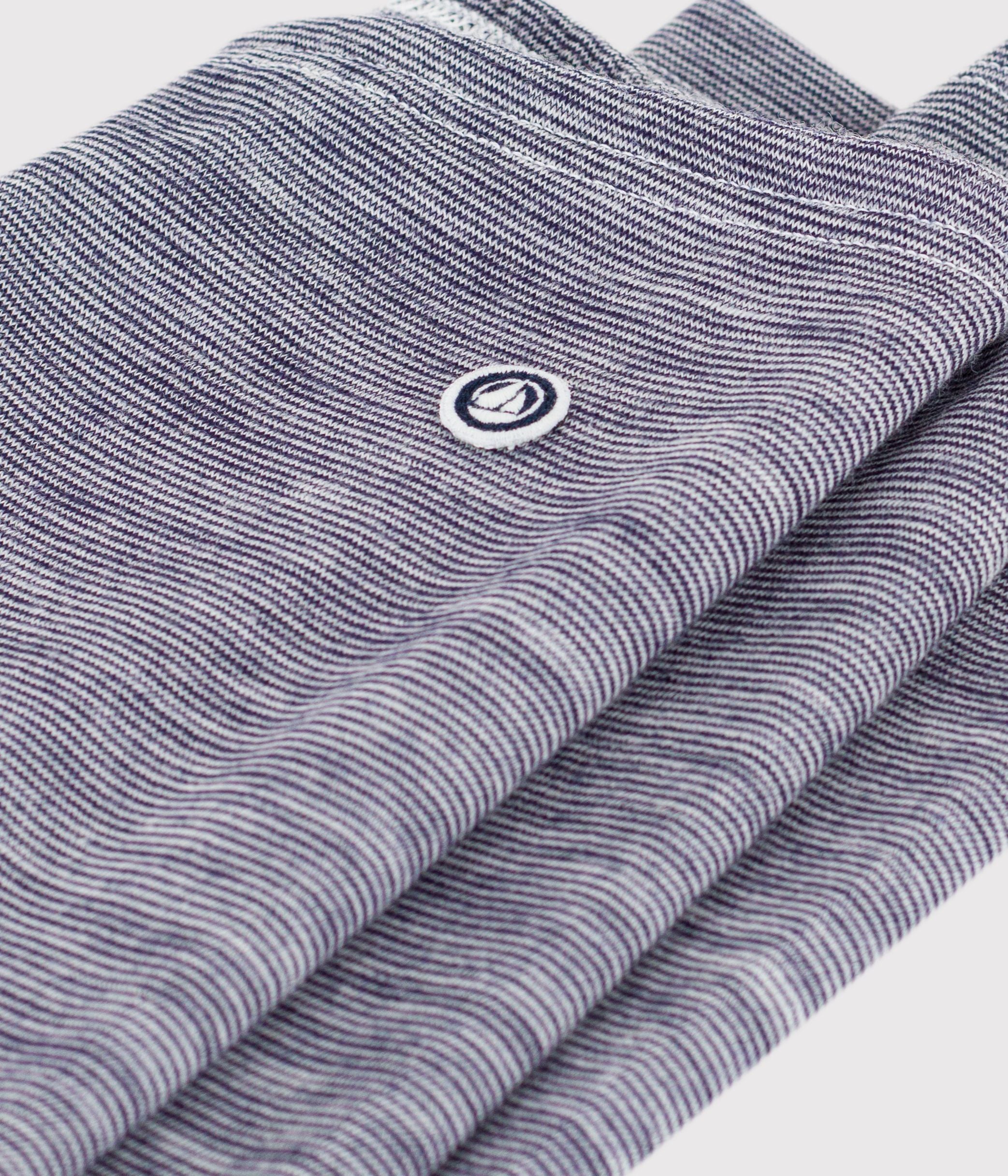 legging-enfant-en-laine-et-coton-à-rayures