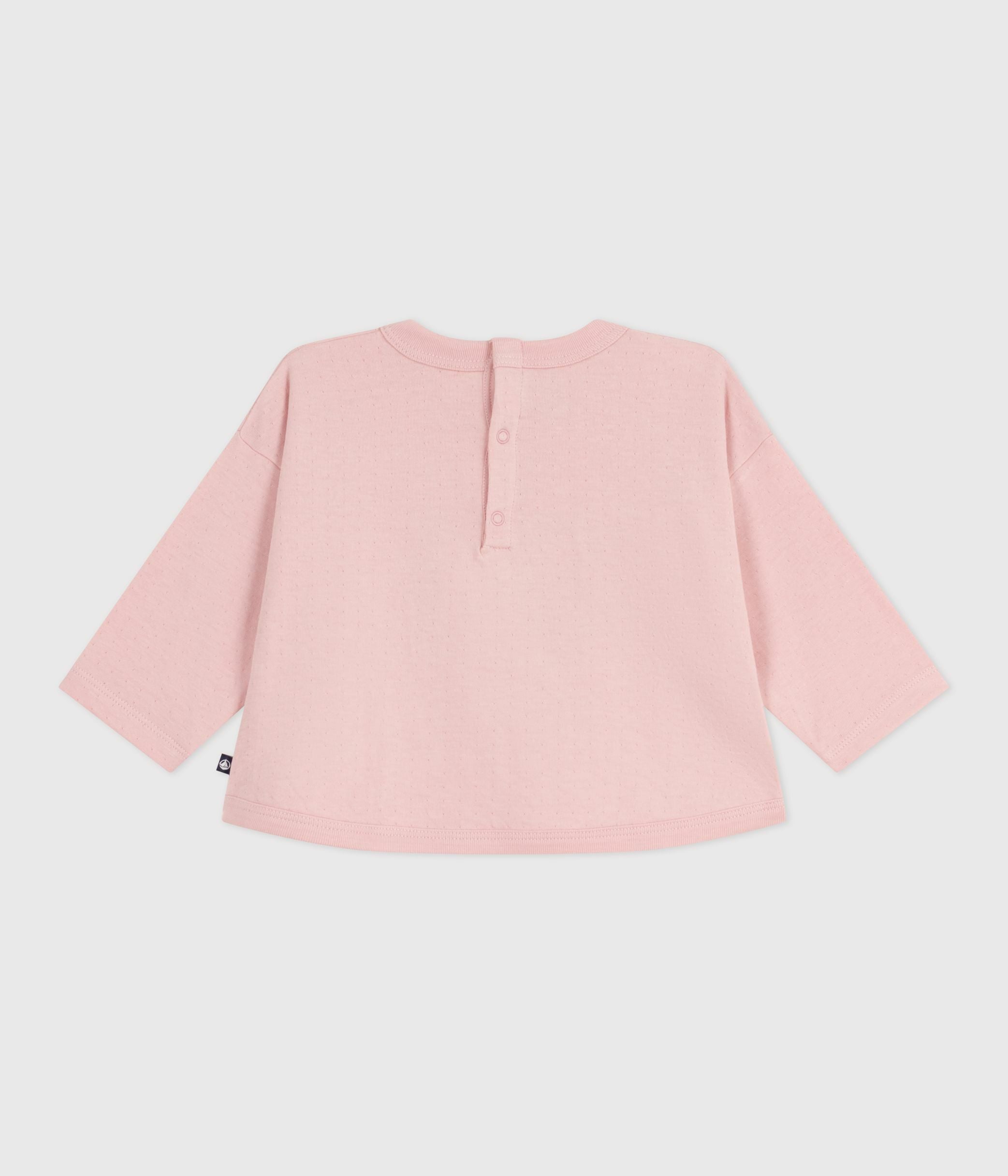 tee-shirt-bébé-en-coton-à-manches-longues,-motif-chat