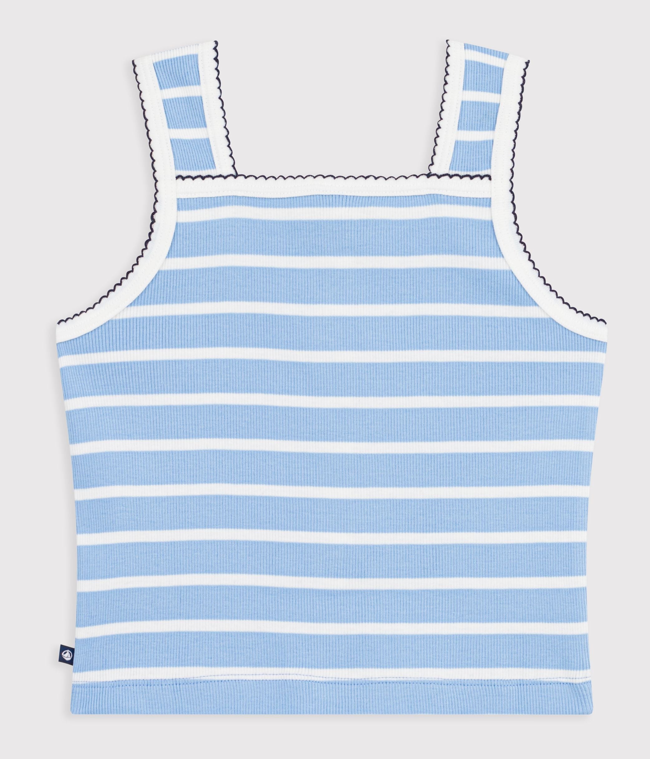 débardeur-enfant-en-coton-à-rayures