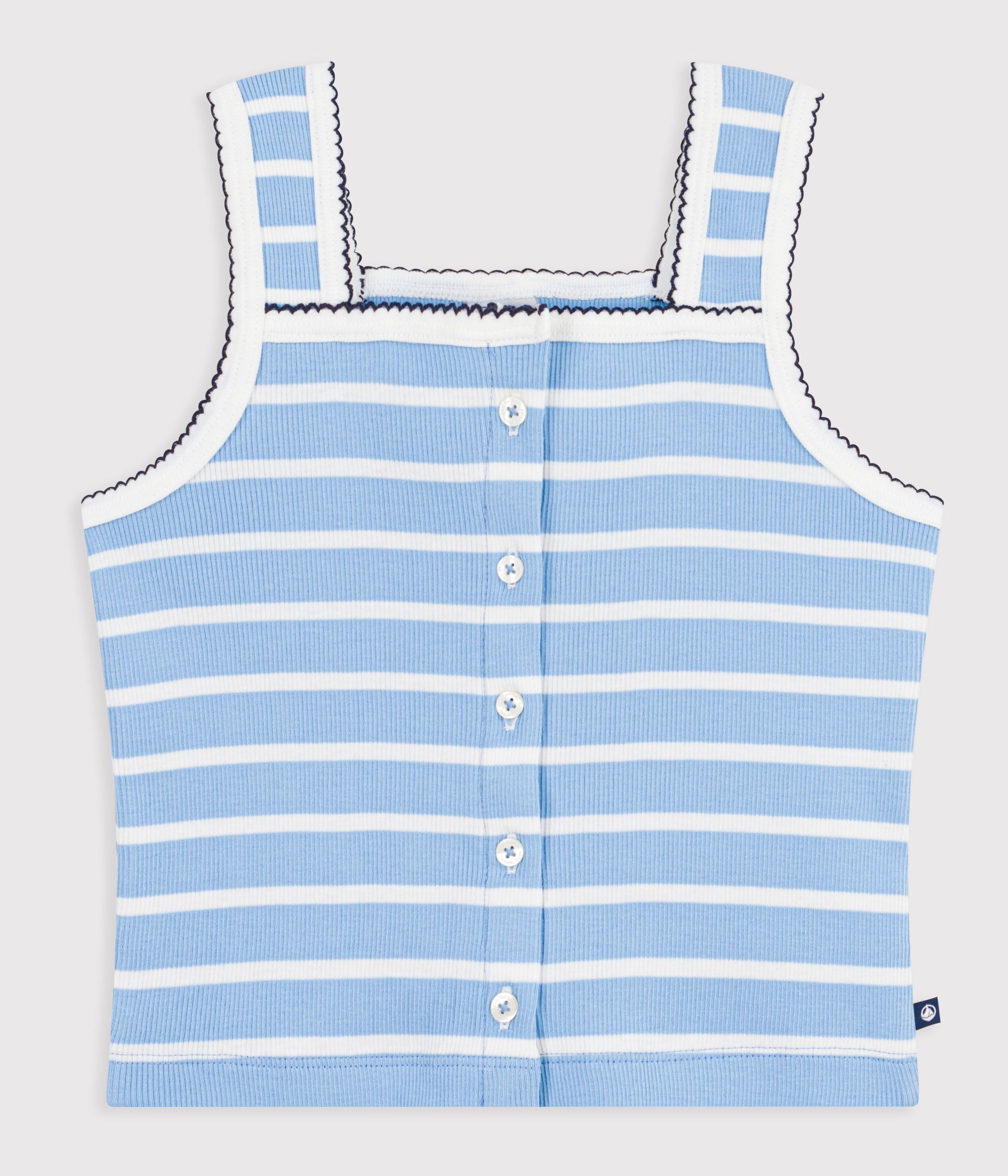 débardeur-enfant-en-coton-à-rayures