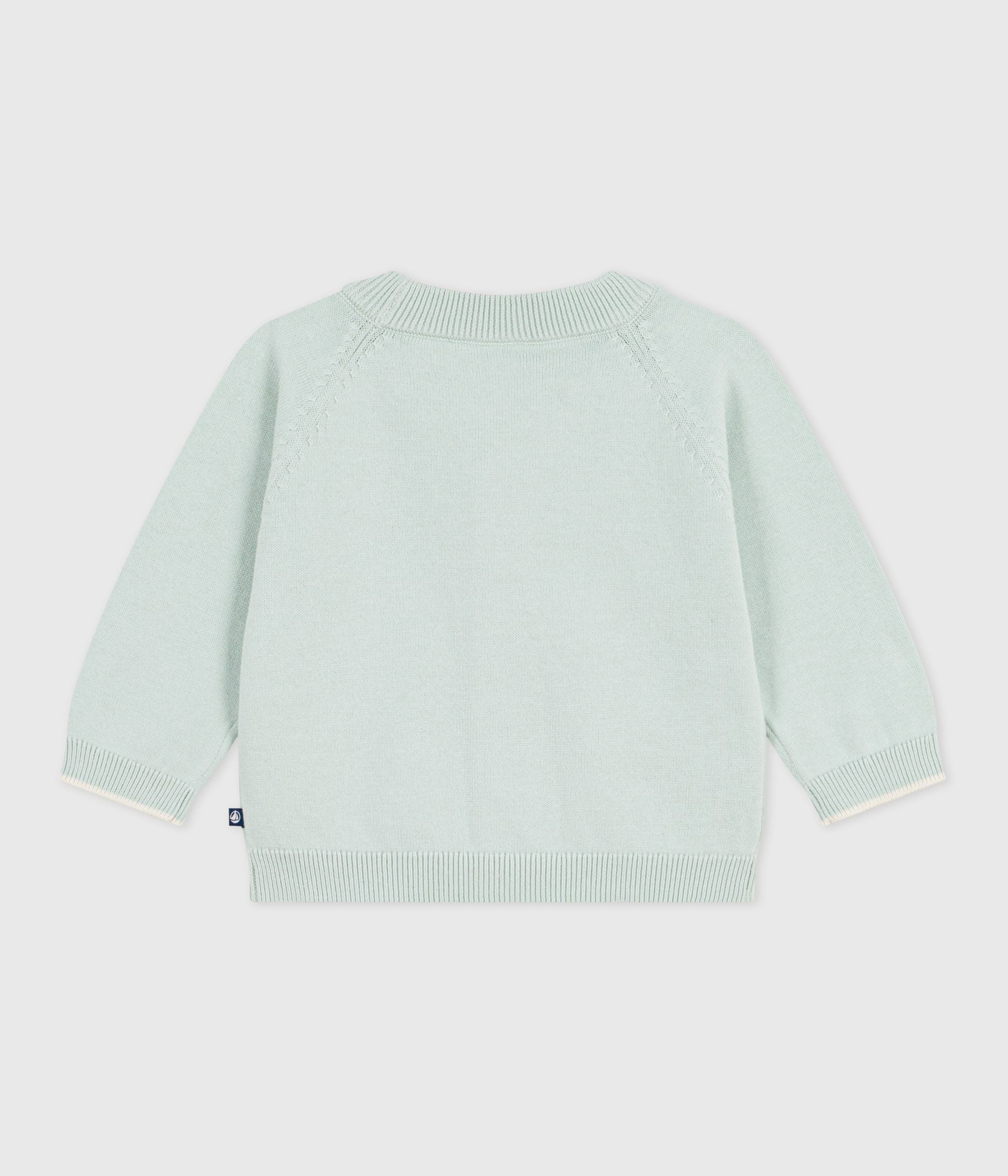 cardigan-bébé-en-coton-uni