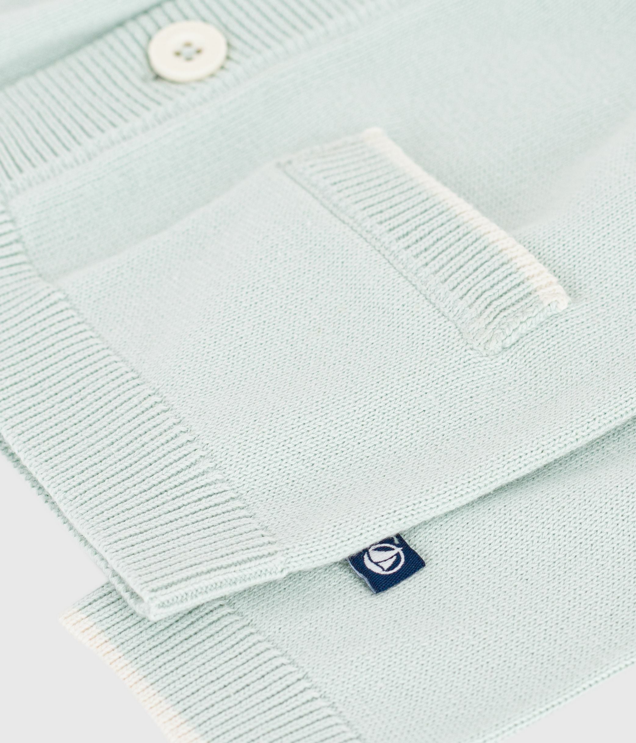 cardigan-bébé-en-coton-uni