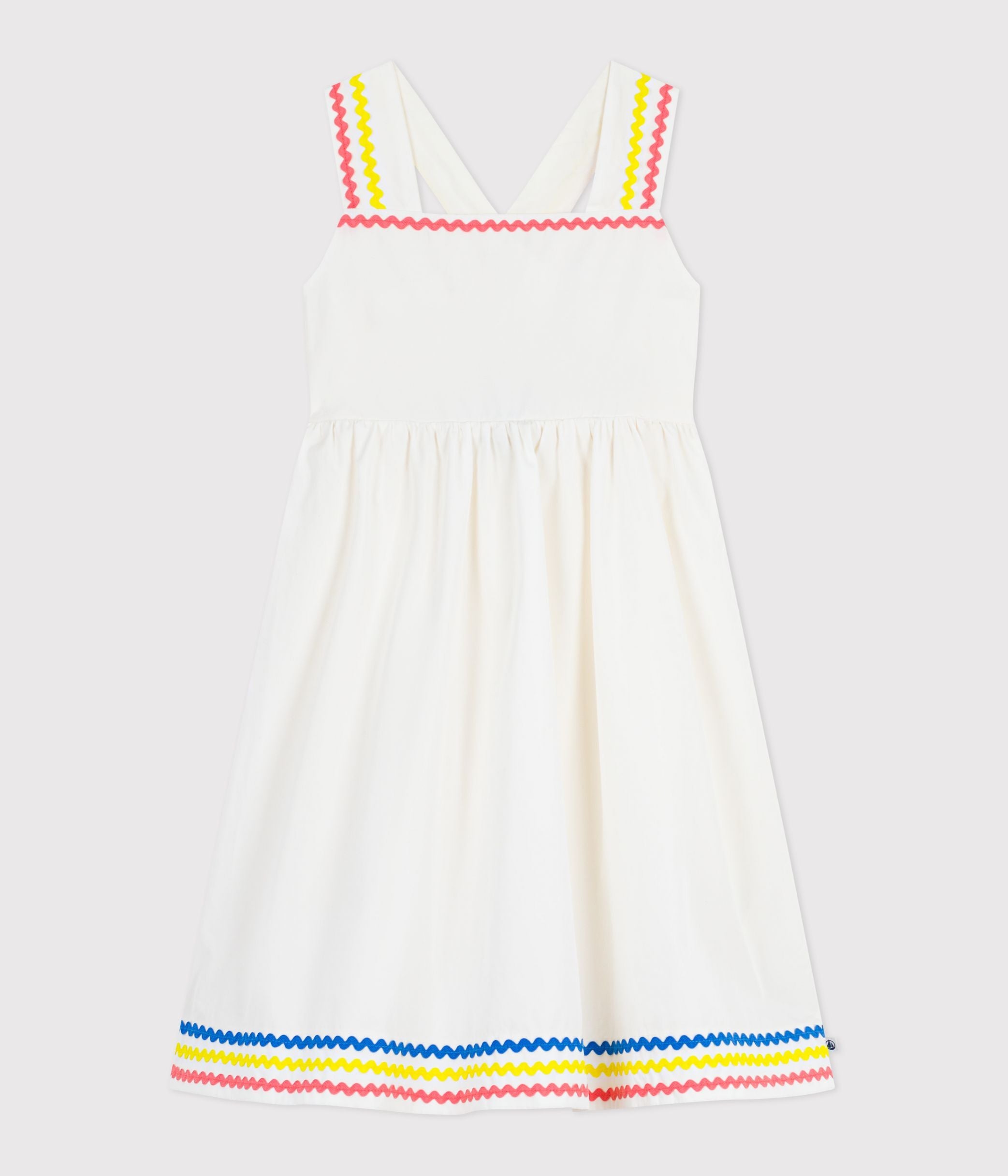 robe-longue-à-bretelles-enfant-en-coton