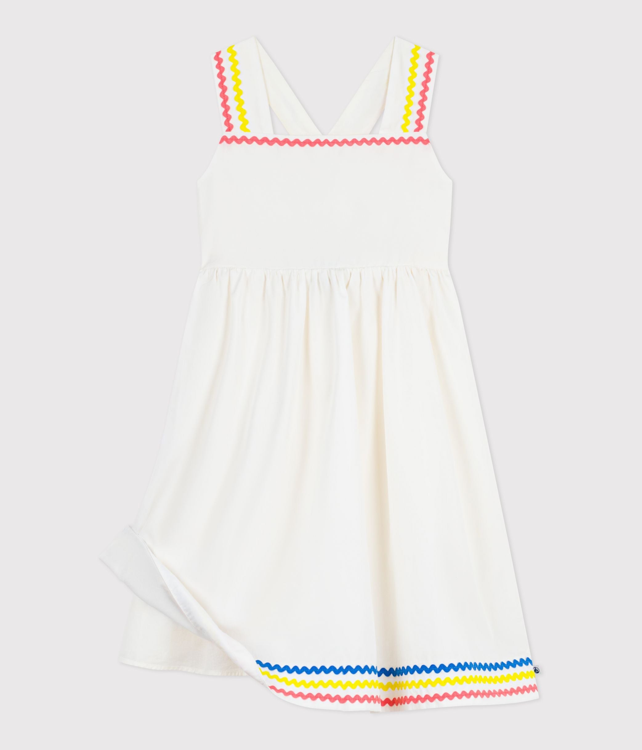 robe-longue-à-bretelles-enfant-en-coton