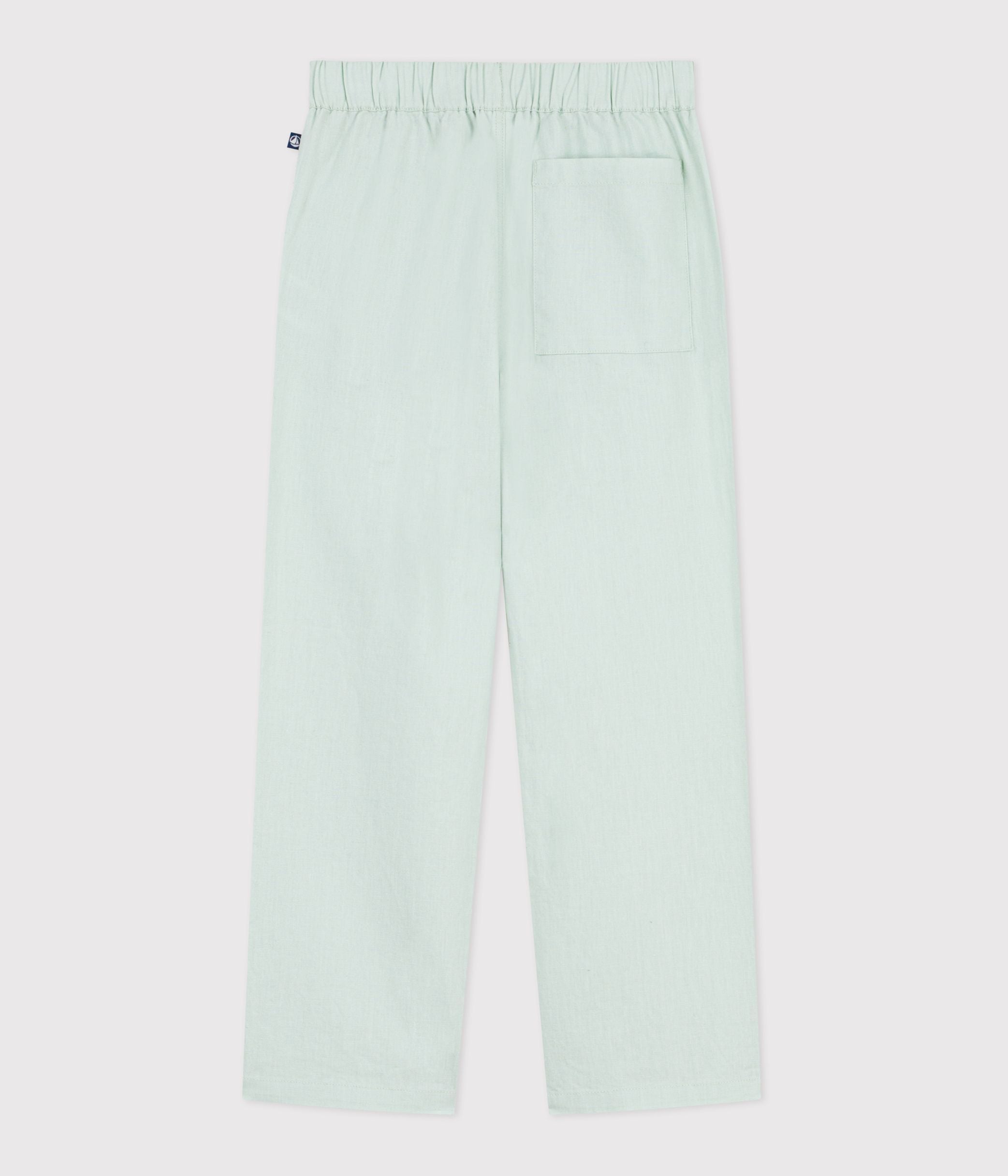 pantalon-enfant-en-coton-lin