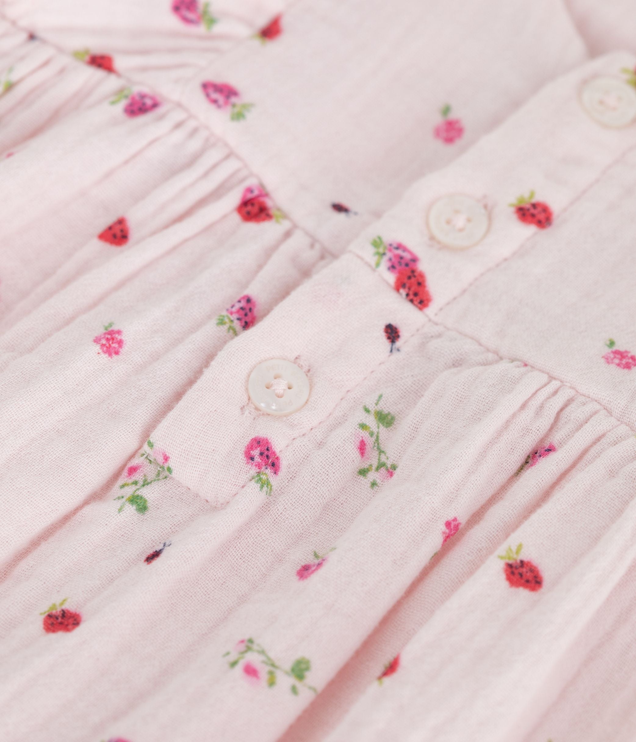 barboteuse-bébé-en-gaze-de-coton,-imprimée-fleurs