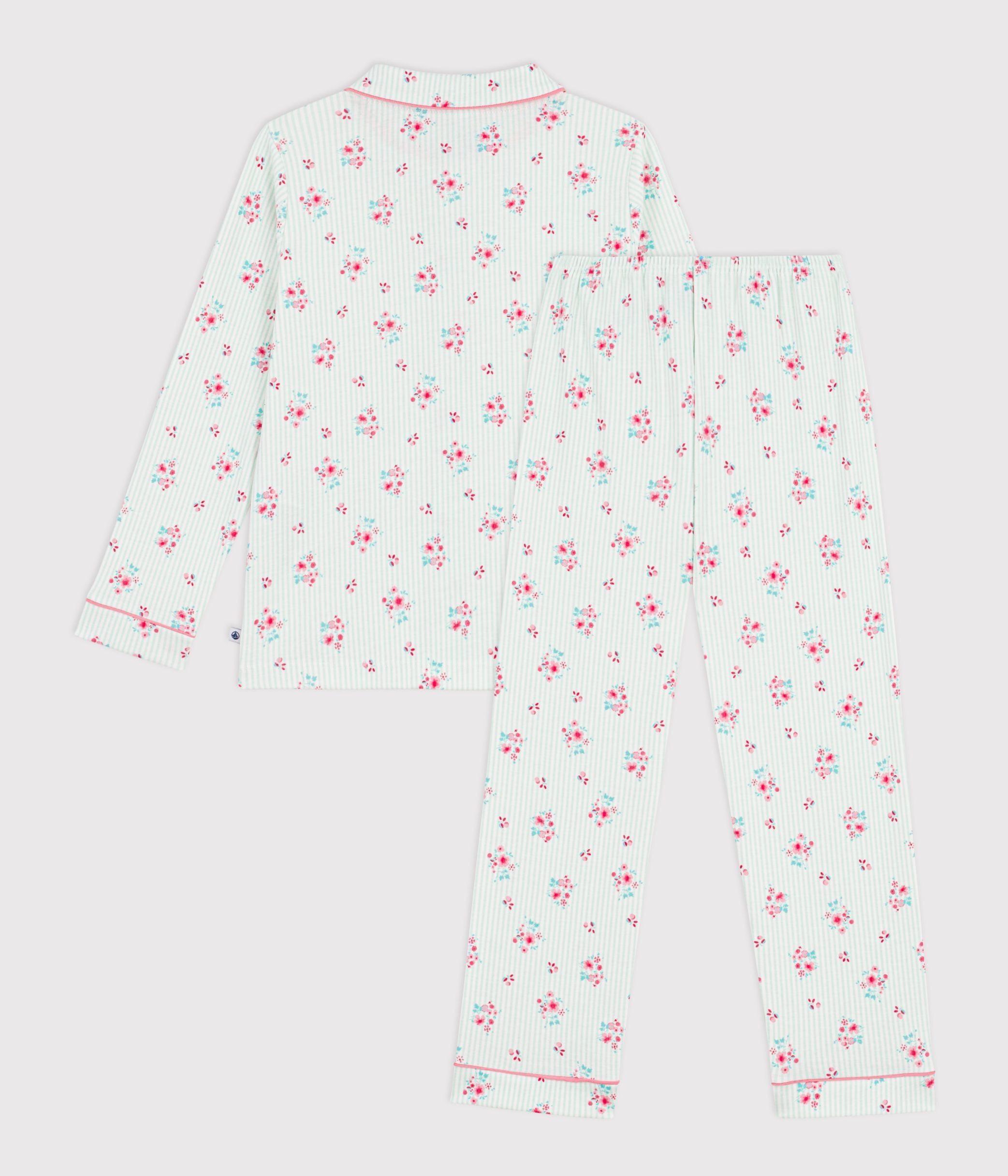 pyjama-boutonné-enfant-en-coton-imprimé