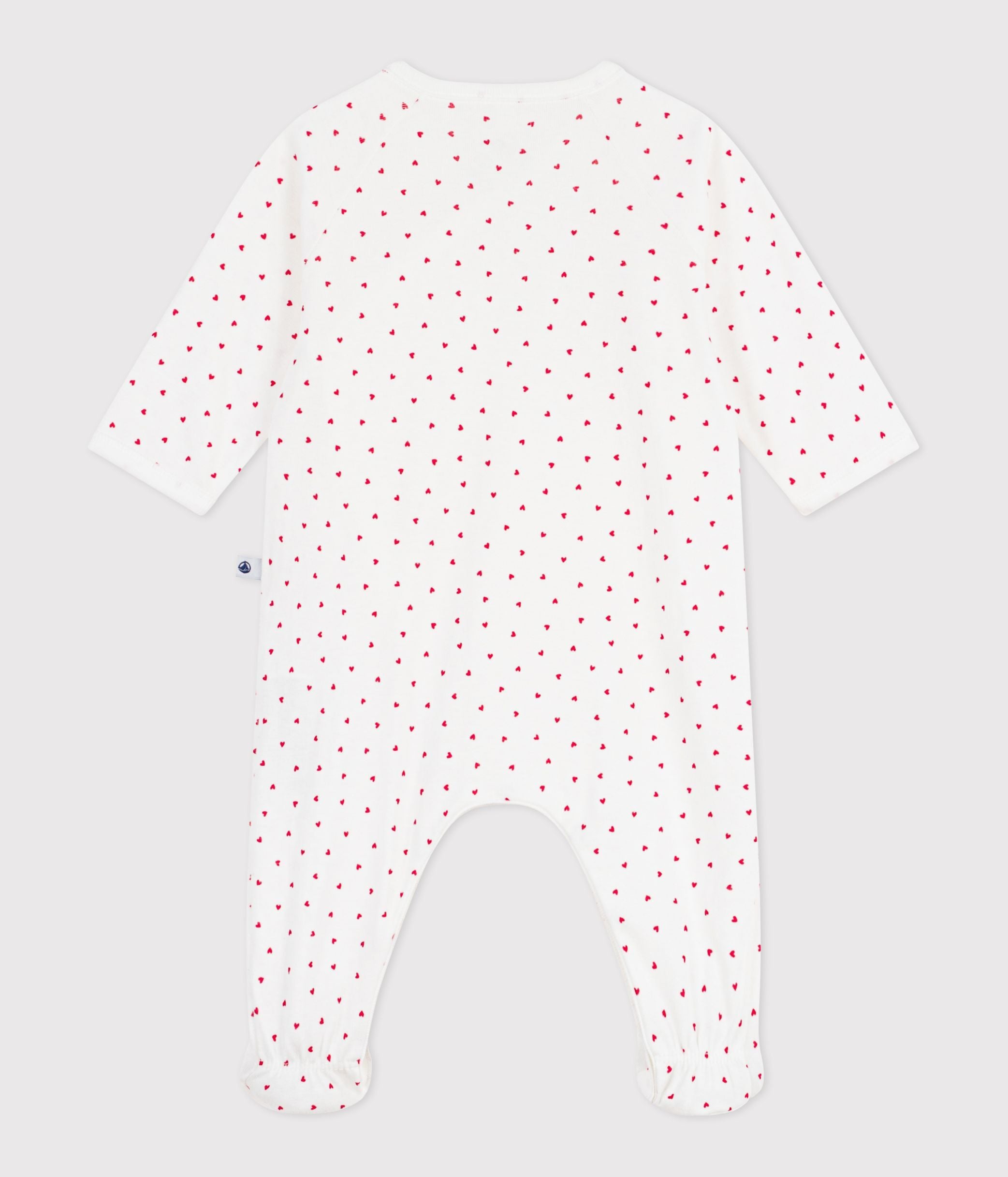 pyjama-bébé-en-coton-petit-coeur