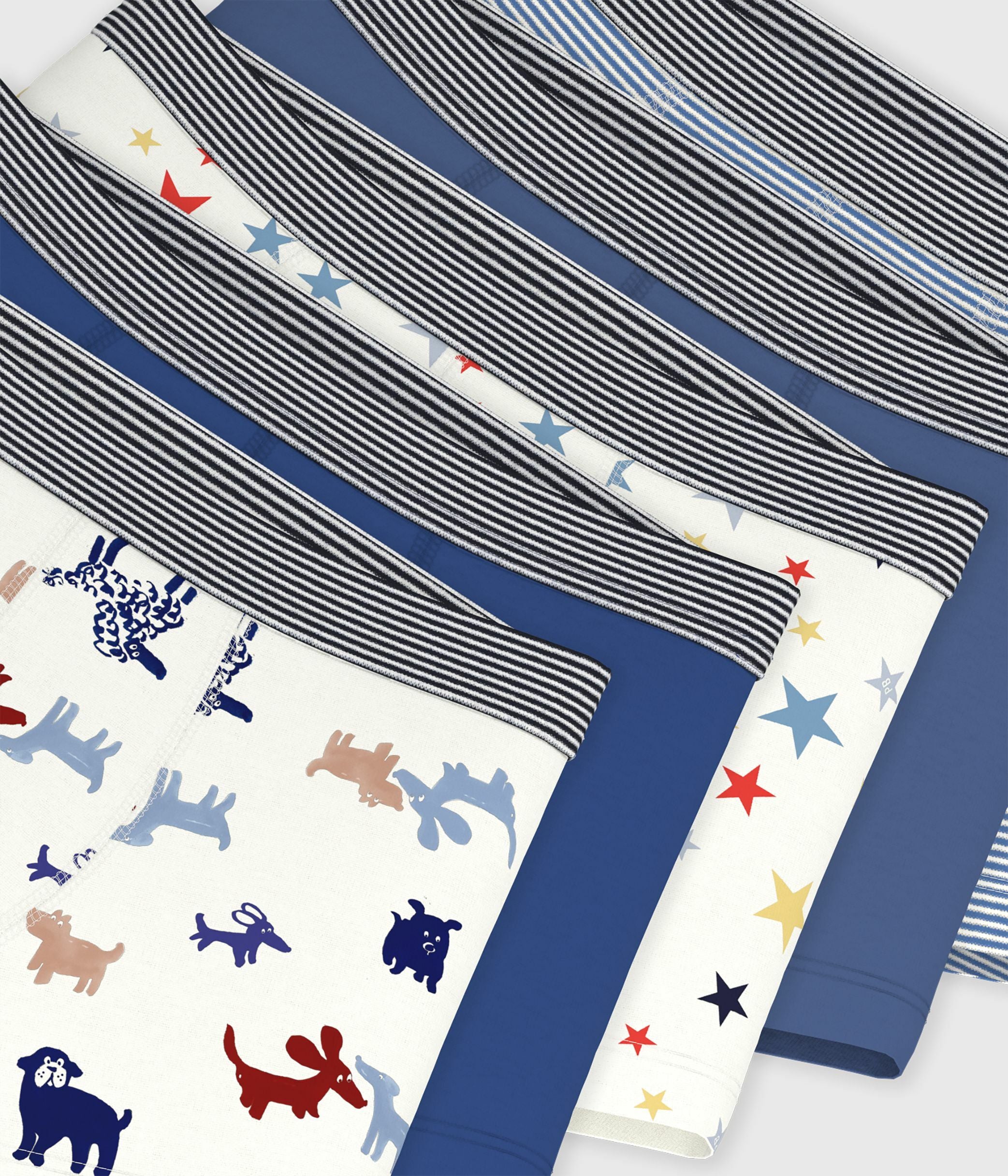 lot-de-5-boxers-enfant-en-coton-imprimé