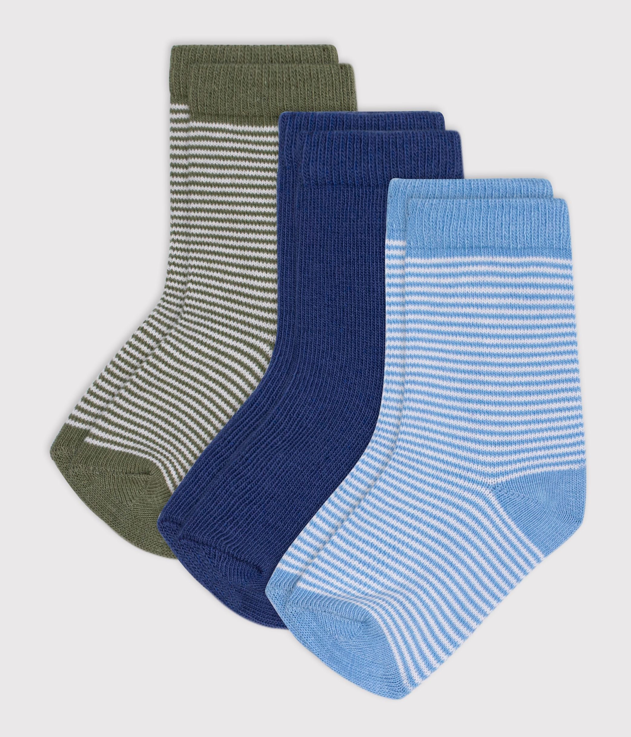 lot-de-3-paires-de-chaussettes-bébé-en-coton-milleraies