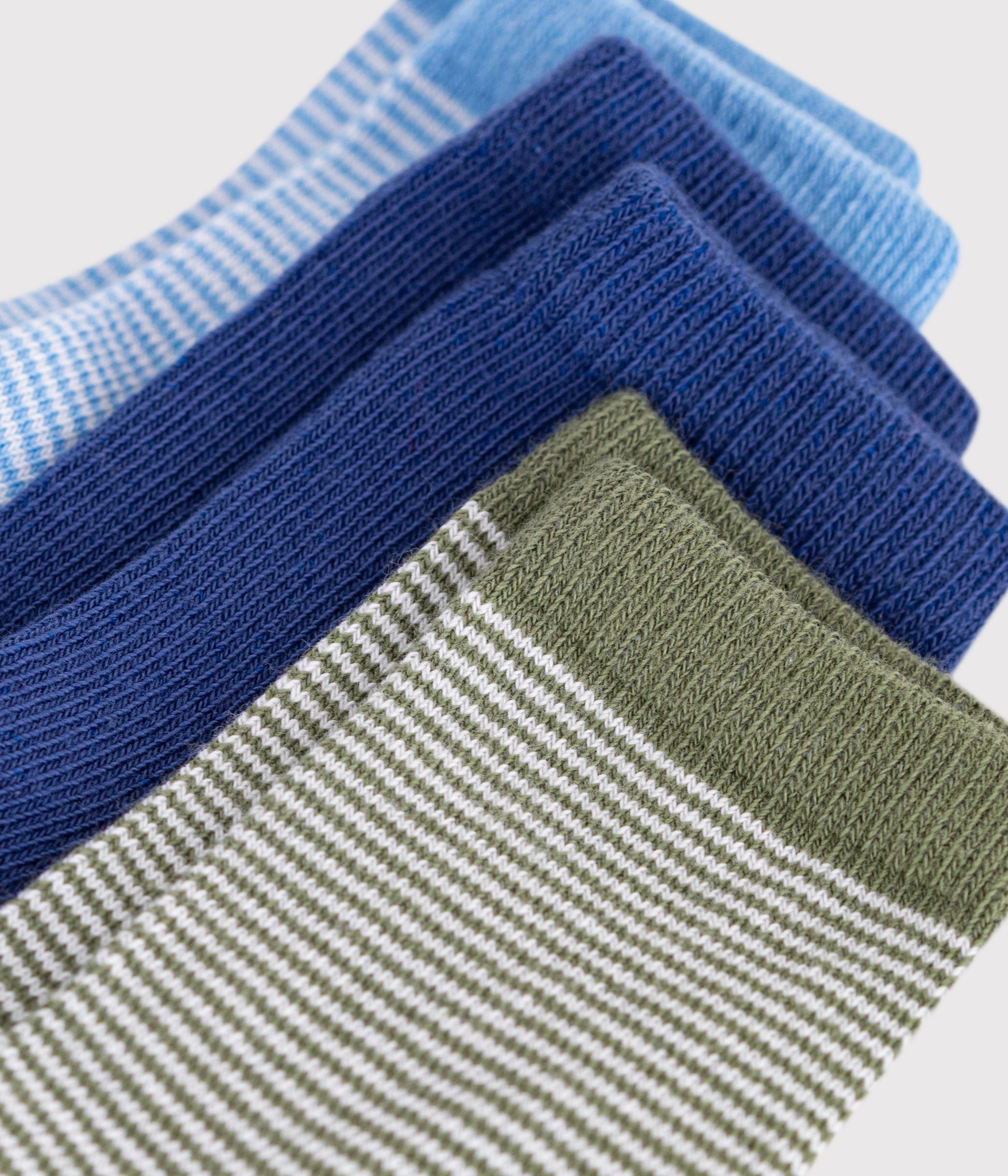 lot-de-3-paires-de-chaussettes-bébé-en-coton-milleraies
