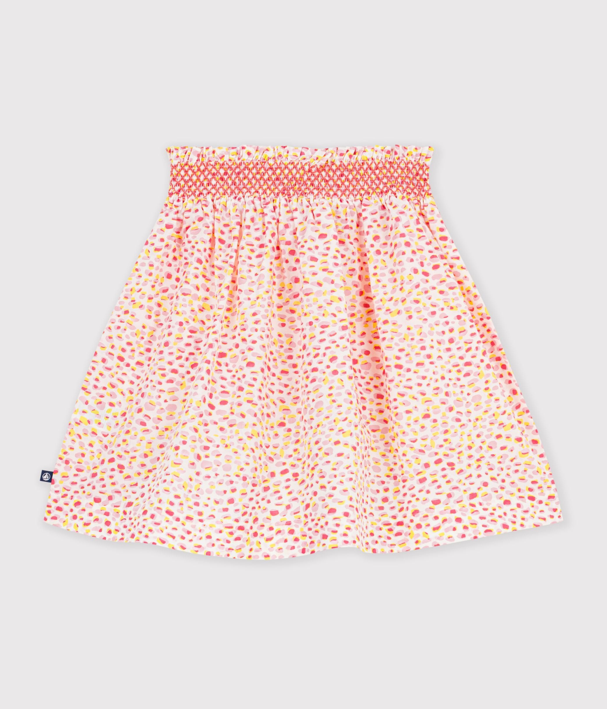 jupe-enfant-courte-en-coton-imprimée
