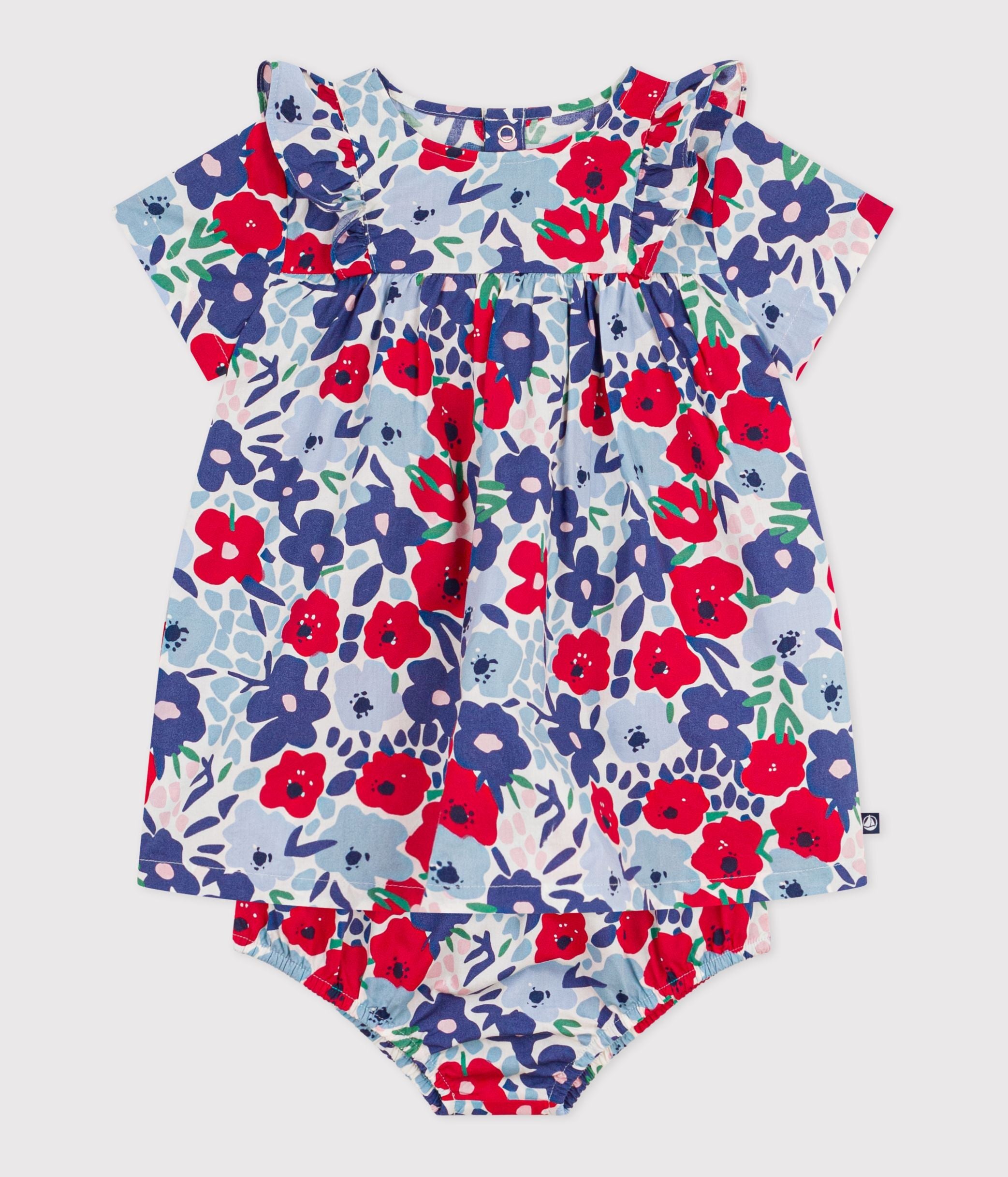 robe-bébé-en-coton-manches-courtes-et-son-bloomer-imprimés-fleurs