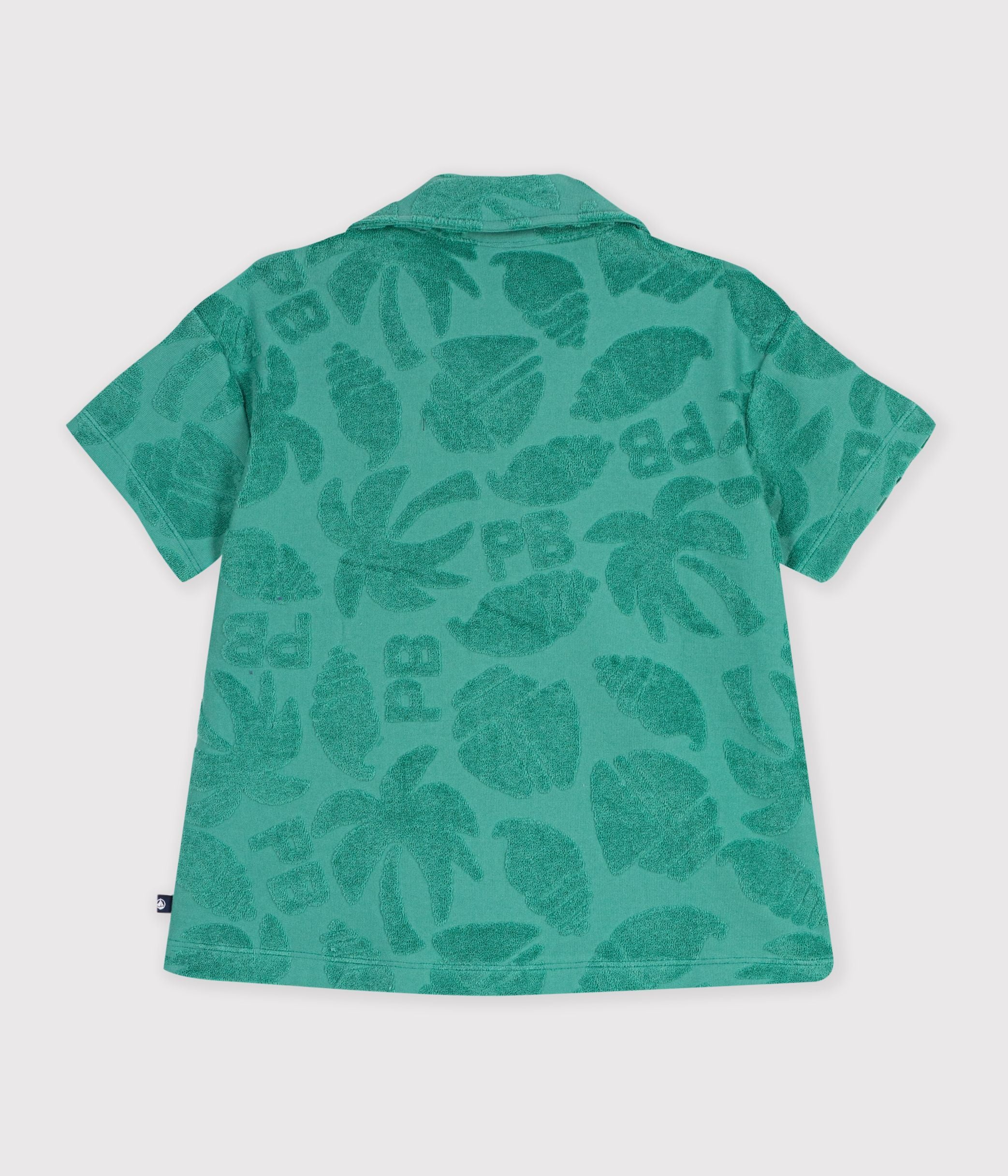 chemise-enfant-en-coton-à-manches-courtes