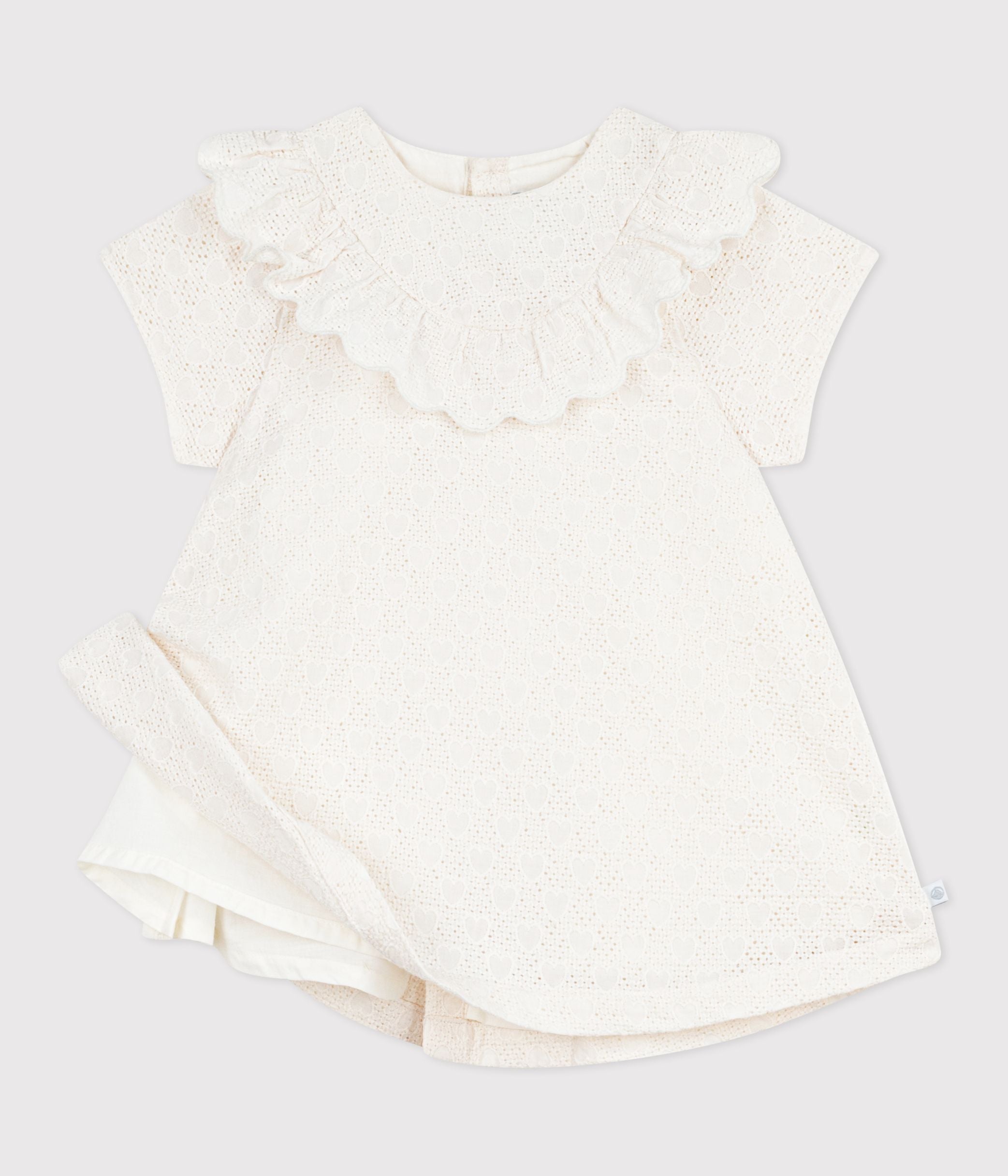 robe-bébé-en-broderie-anglaise-manches-courtes,-motifs-coeurs