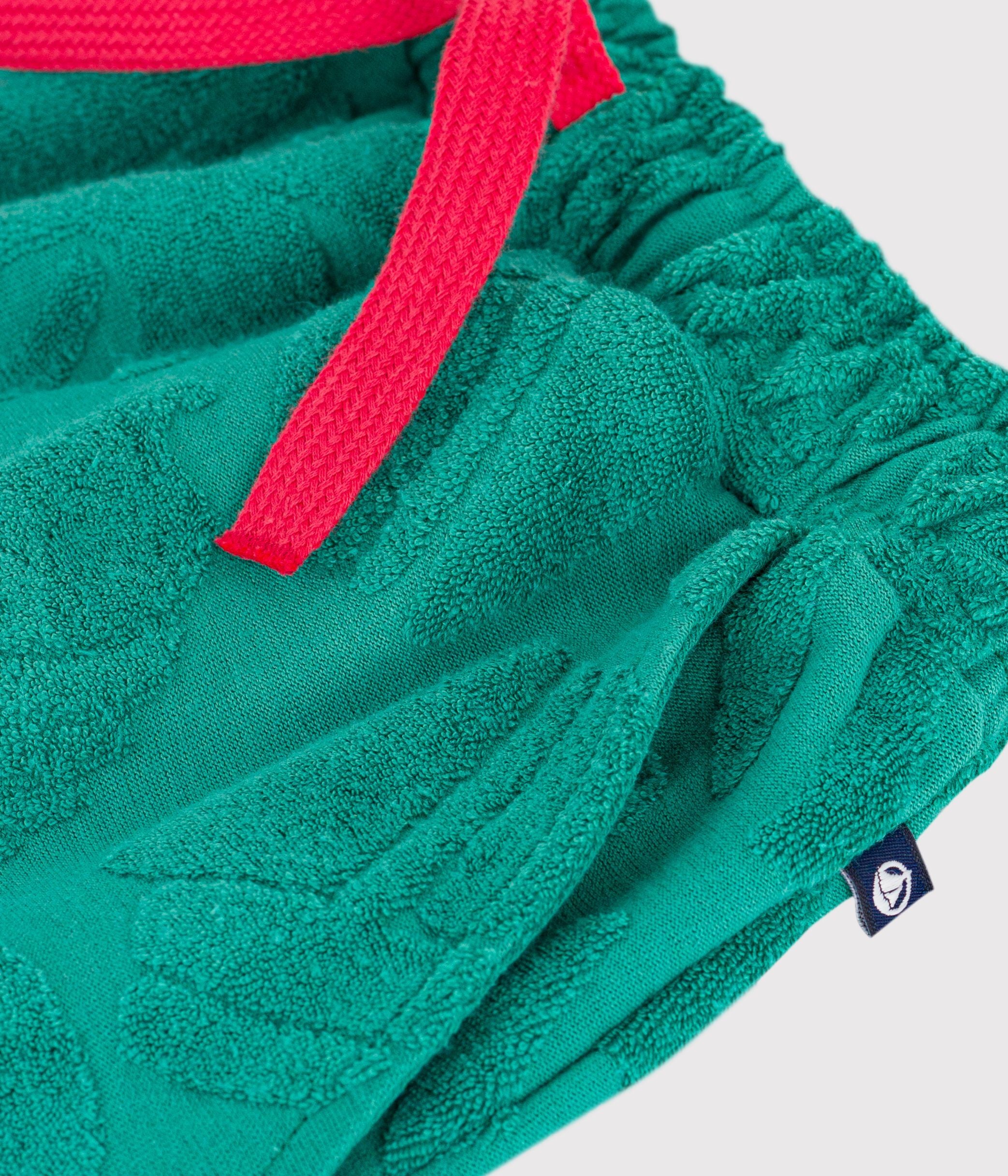 bermuda-short-enfant-en-coton-uni-imprimé