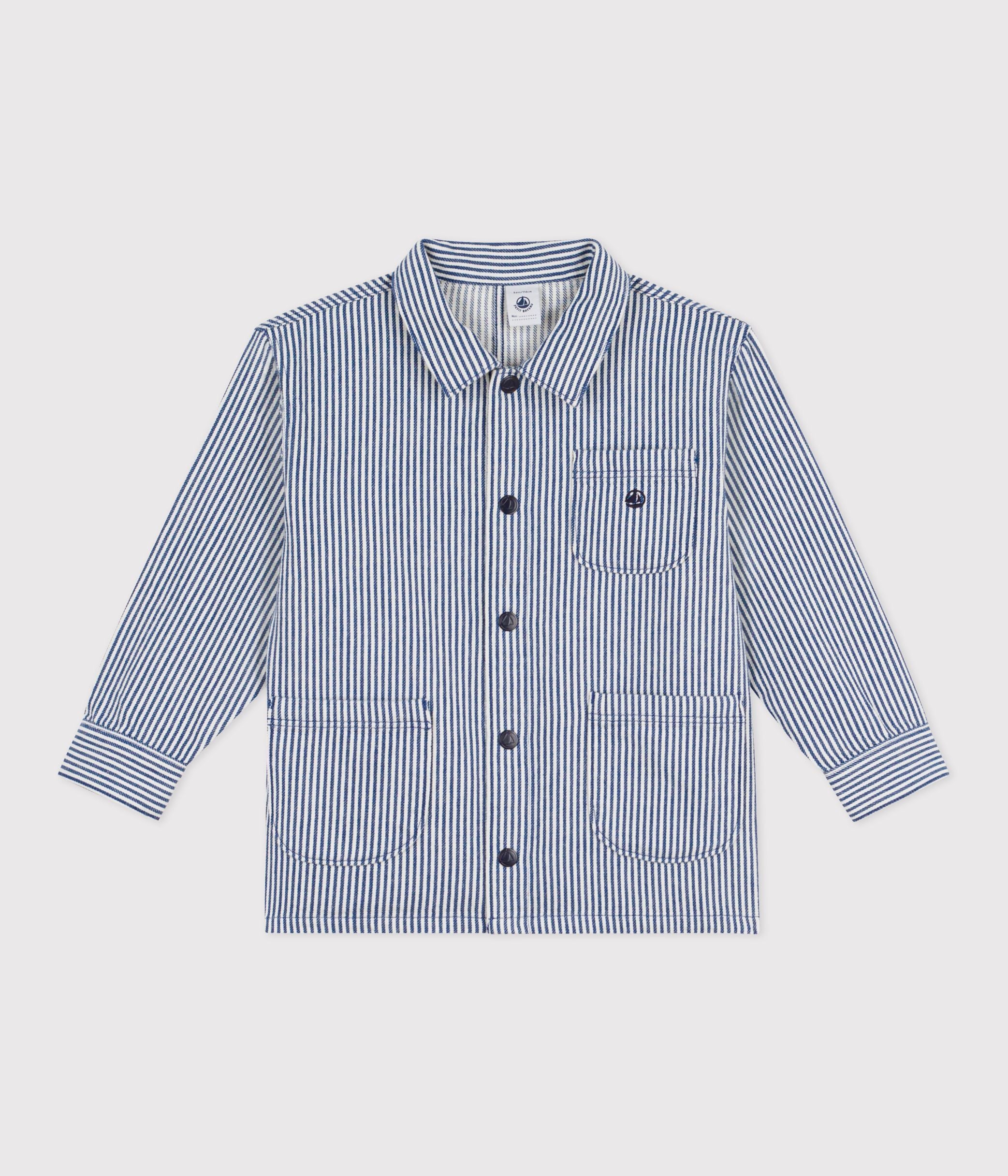 veste-enfant-en-coton-à-rayures