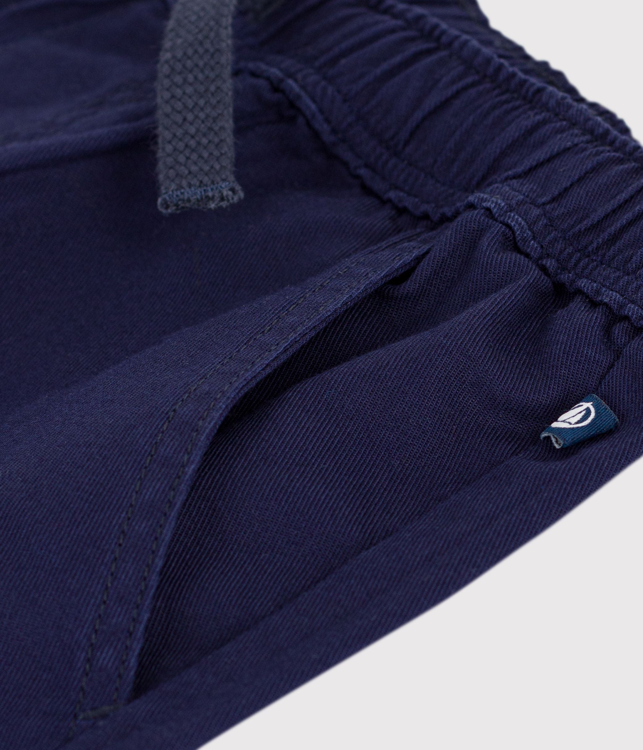 bermuda-short-enfant-en-coton-uni