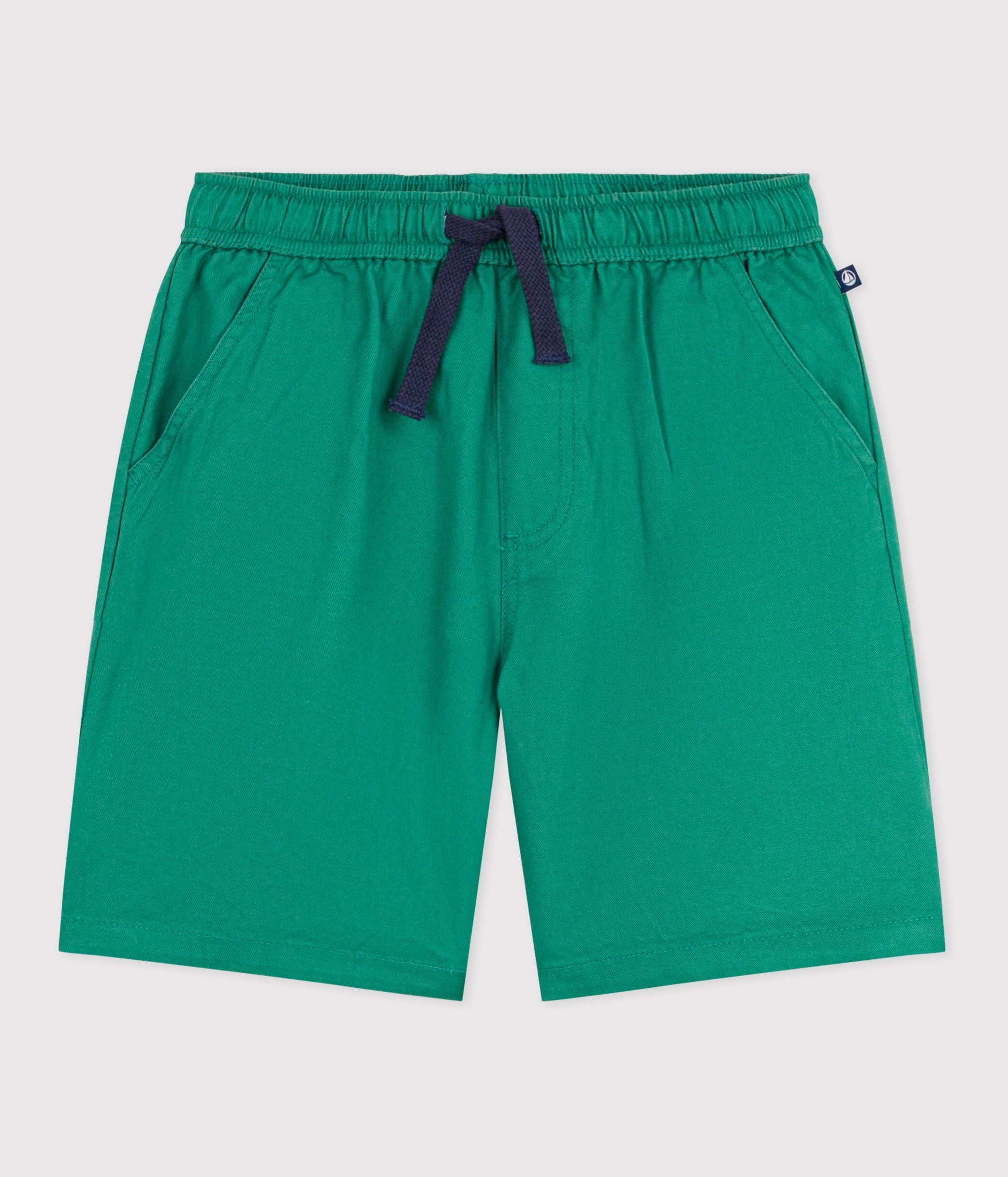 bermuda-short-enfant-en-coton-uni