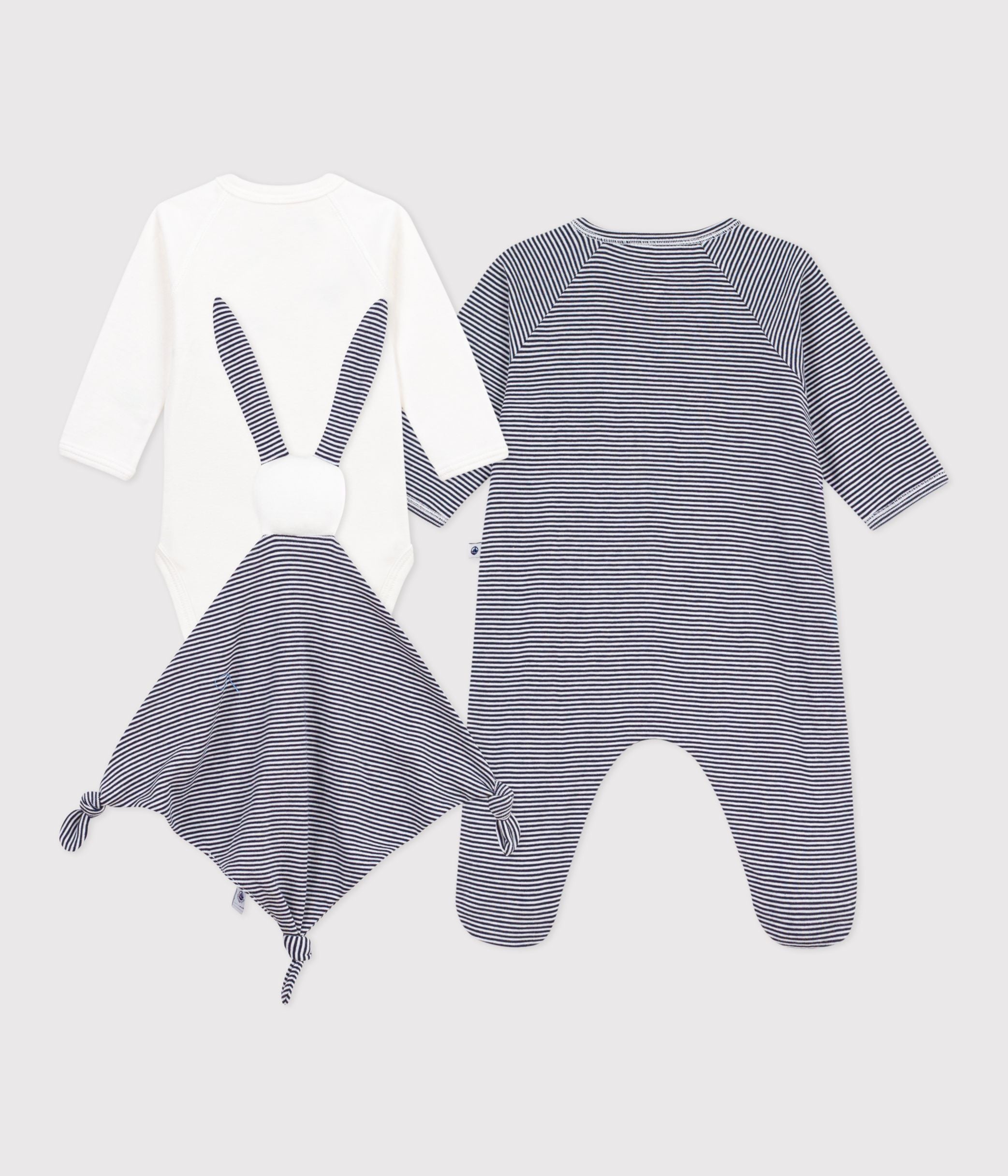 coffret-cadeau-naissance-en-coton-à-rayures