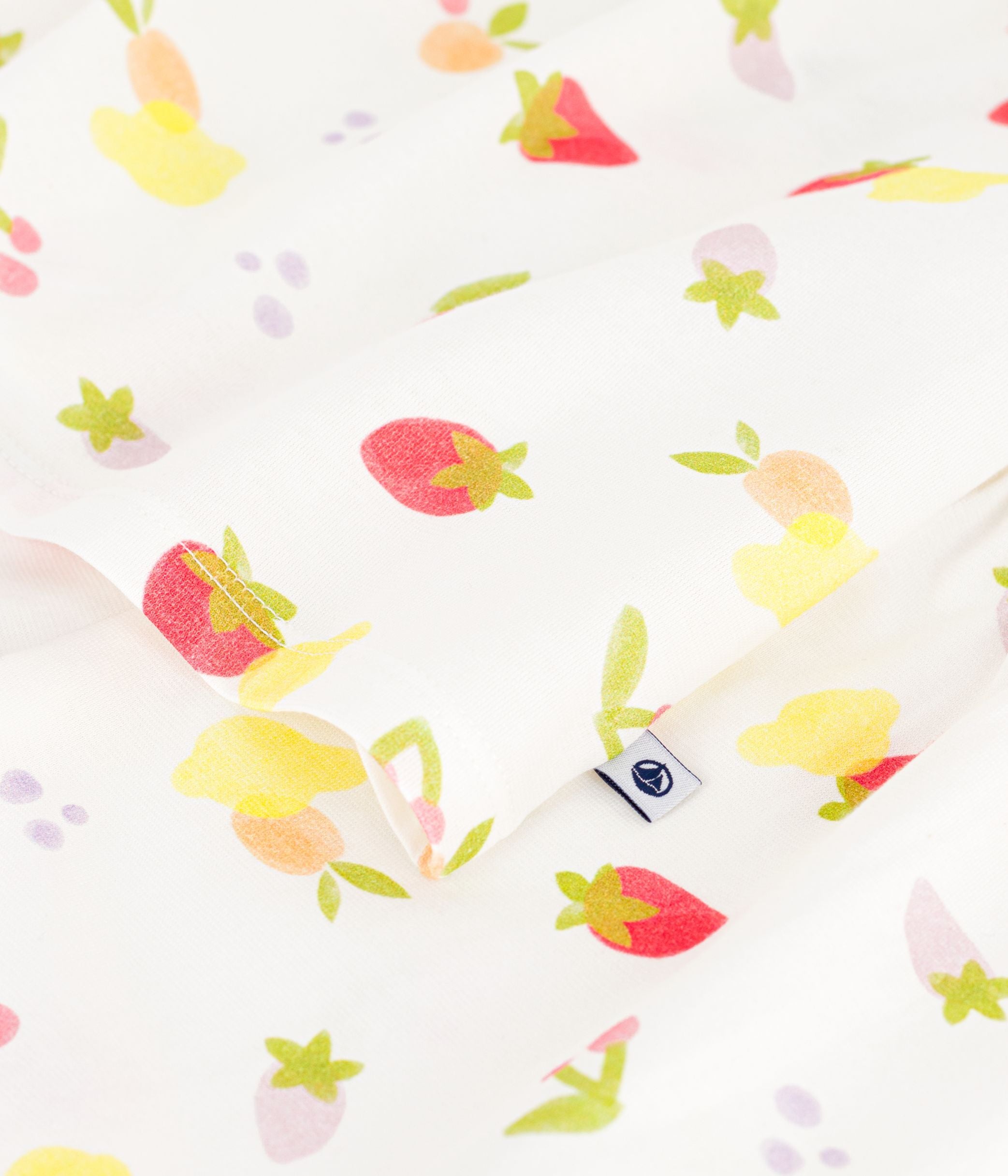 pyjama-short-enfant-en-coton-imprimé-fruits