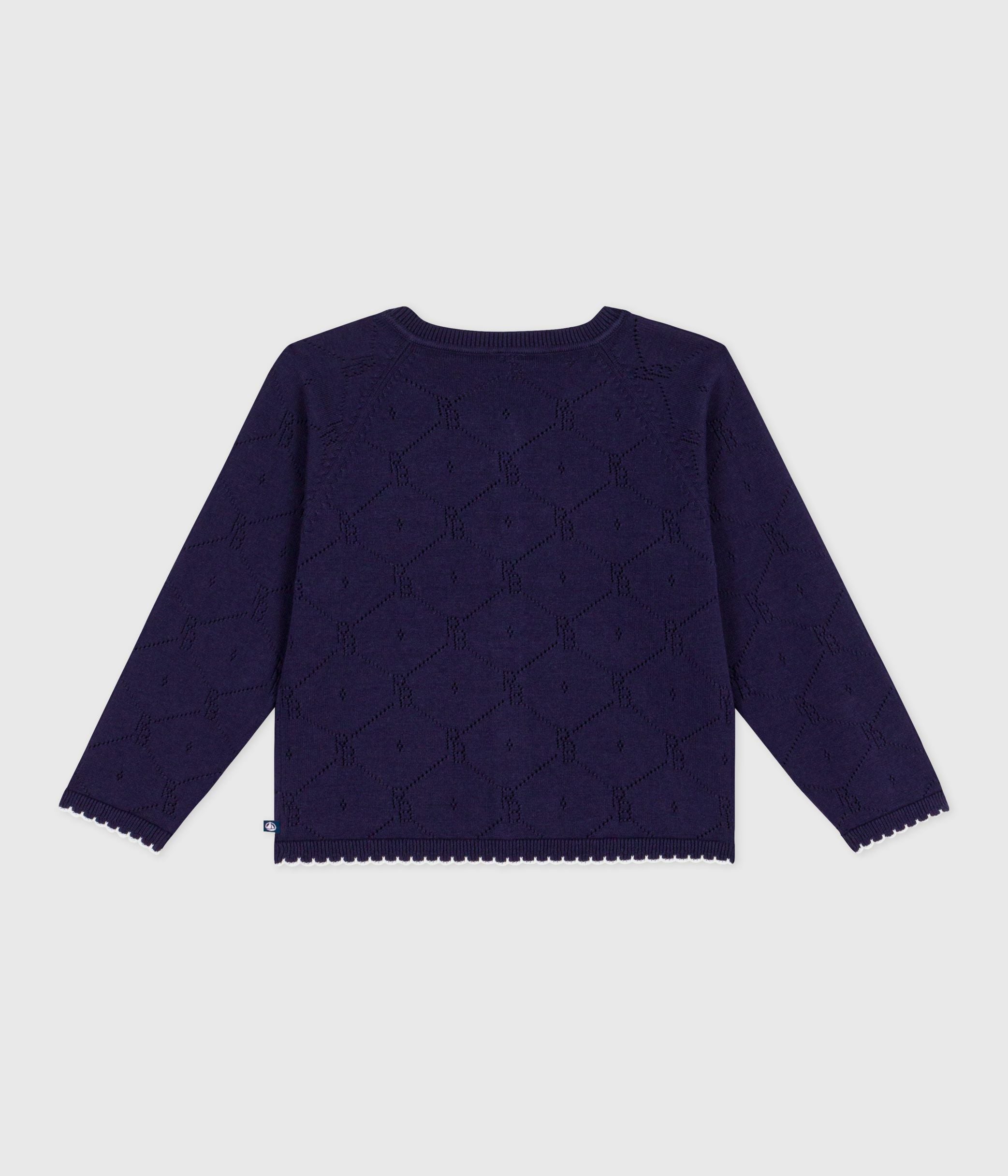 cardigan-enfant-en-coton-uni