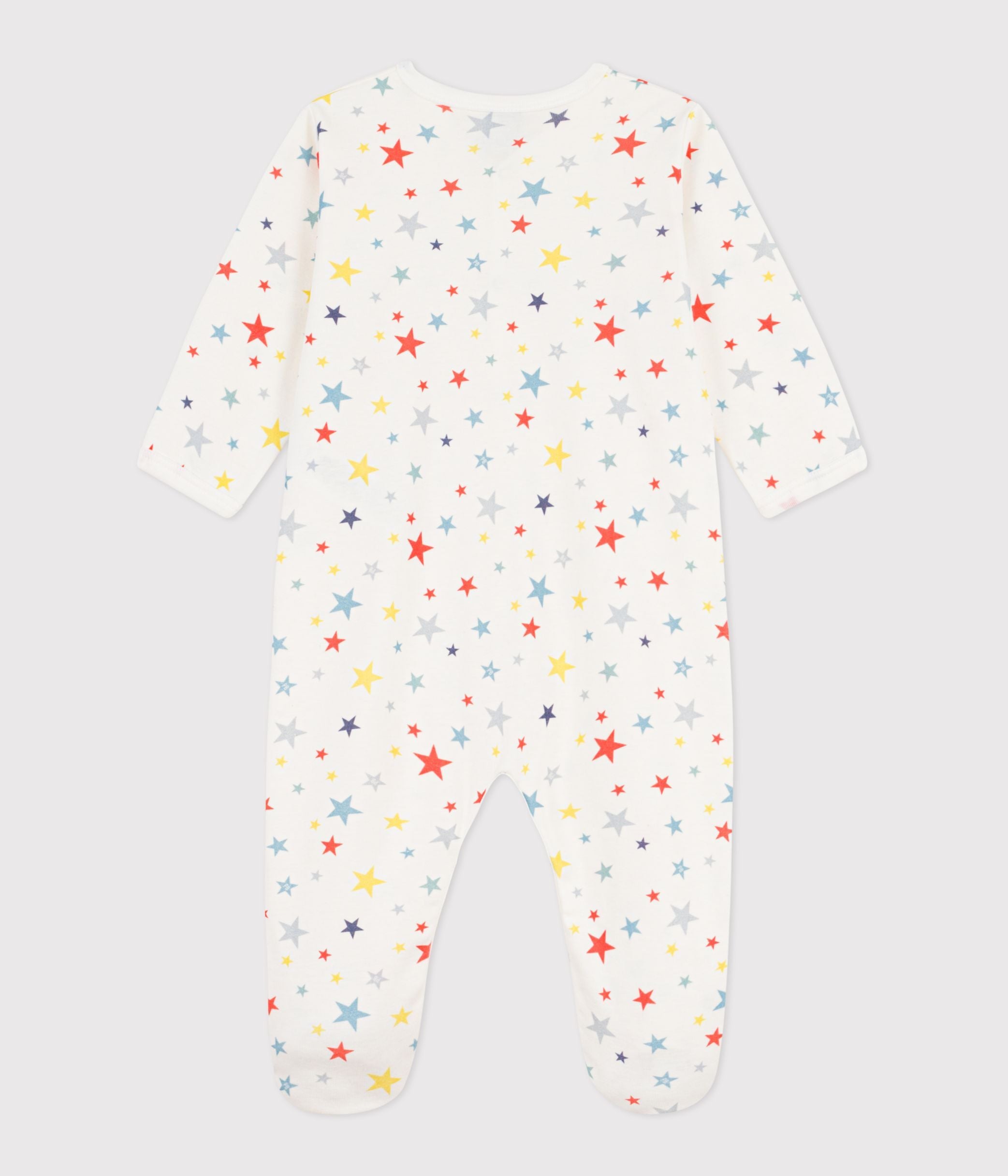 pyjama-bébé-en-coton-imprimé-étoiles