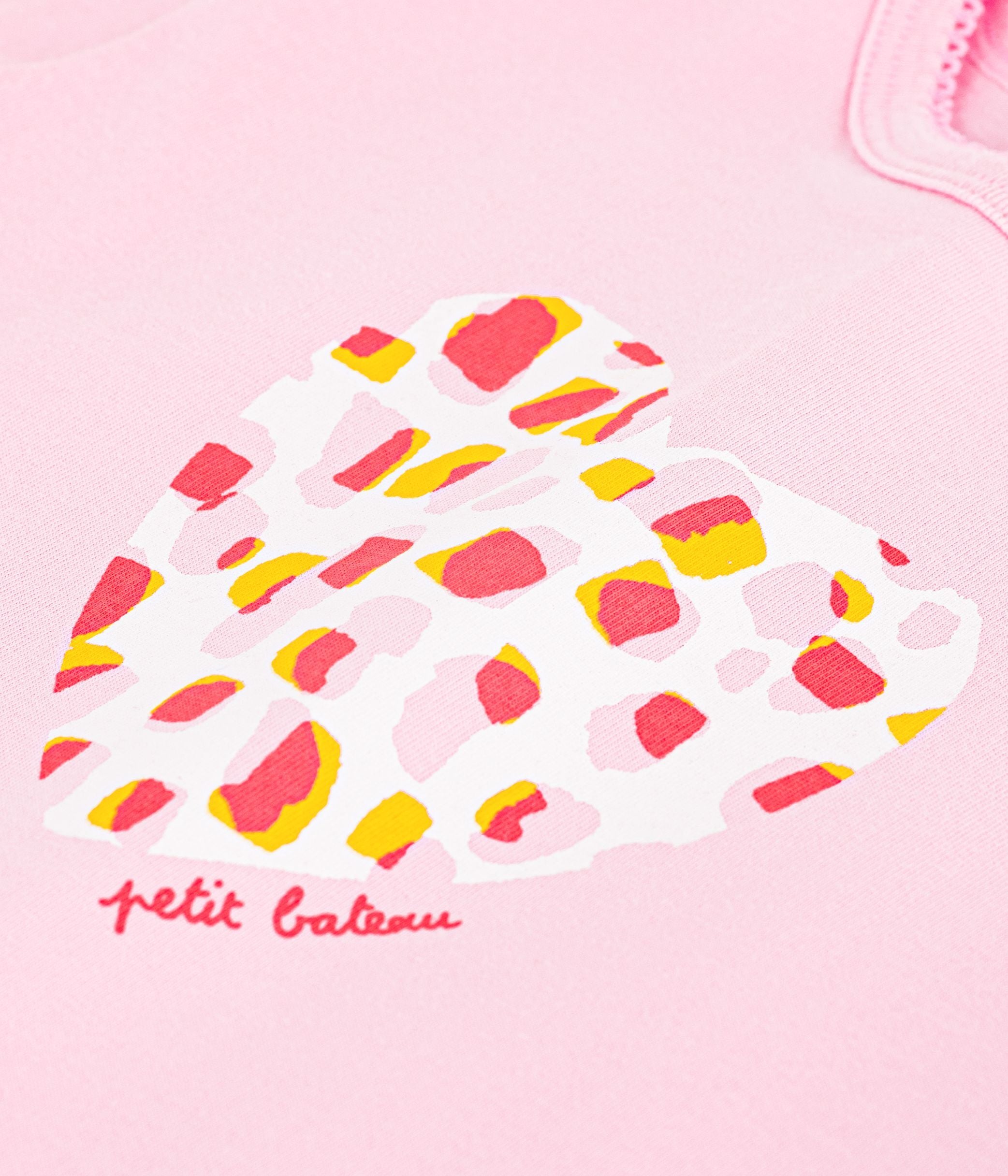 tee-shirt-bébé-en-coton-à-manches-courtes,-motif-fleur
