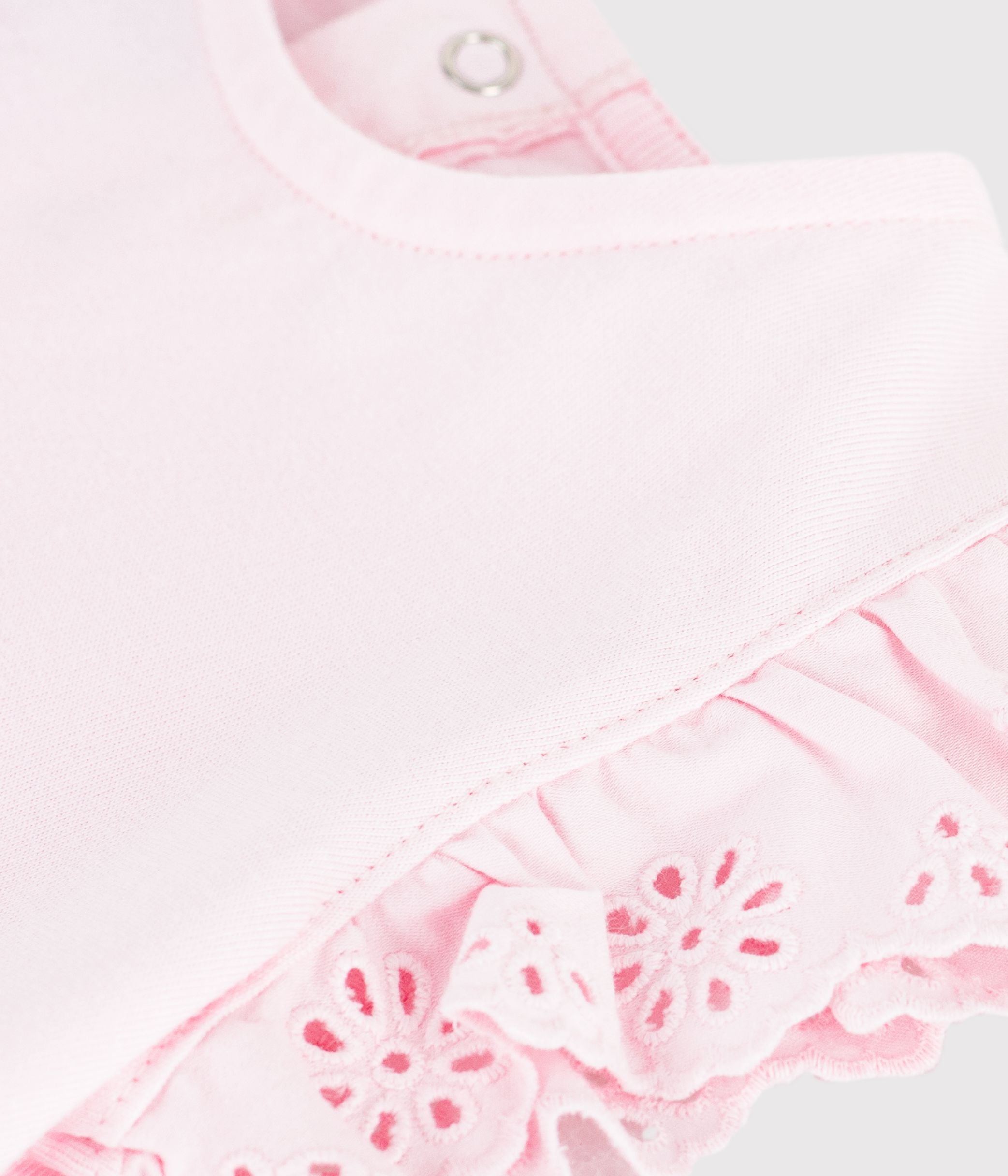 tee-shirt-bébé-en-coton-à-manches-courtes,-uni
