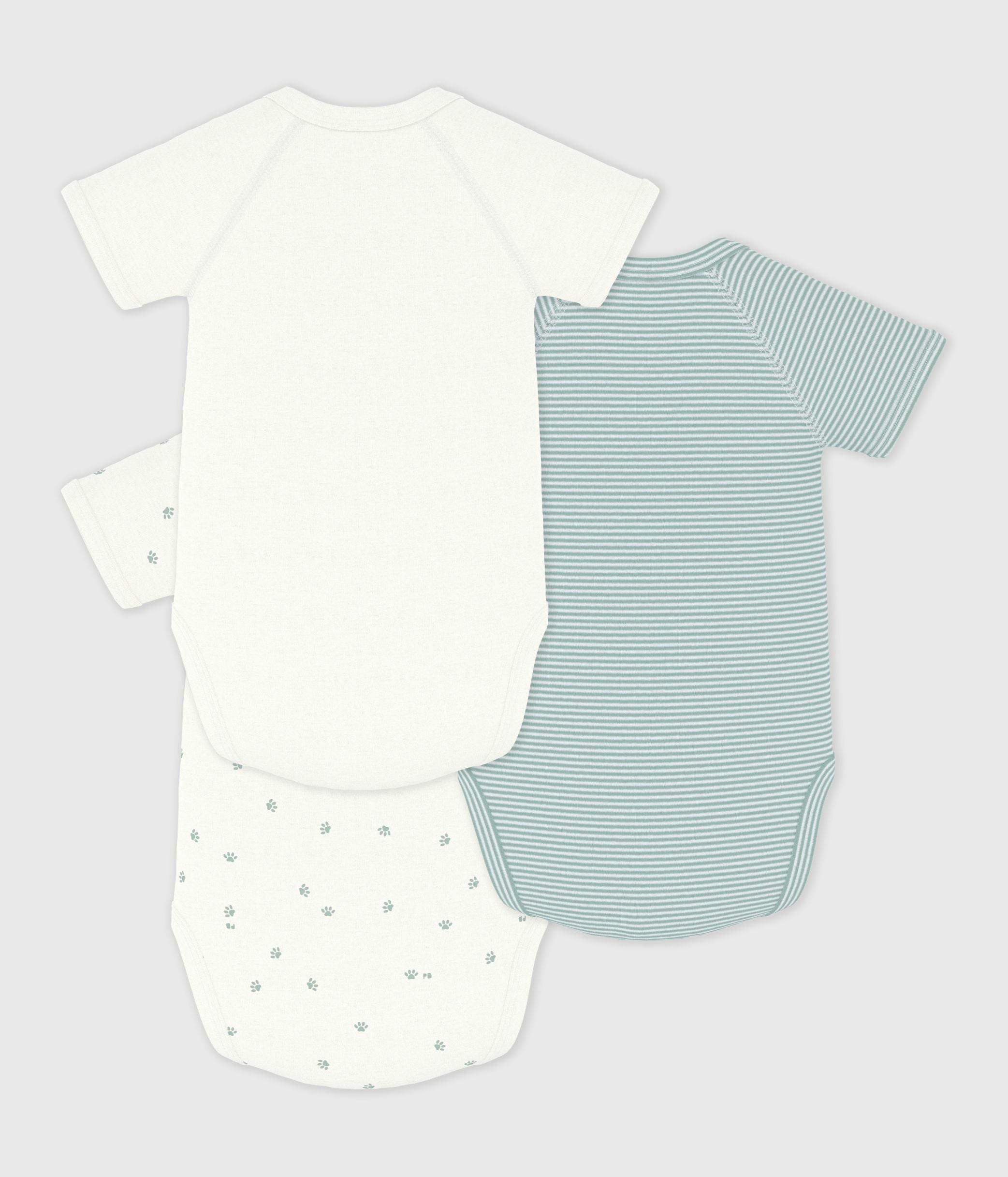 lot-de-3-bodies-croisés-manches-courtes-en-coton-imprimé-bébé