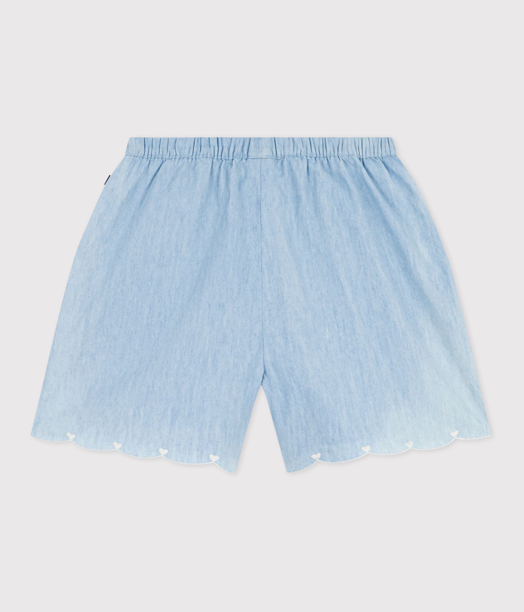 short-enfant-en-coton-uni