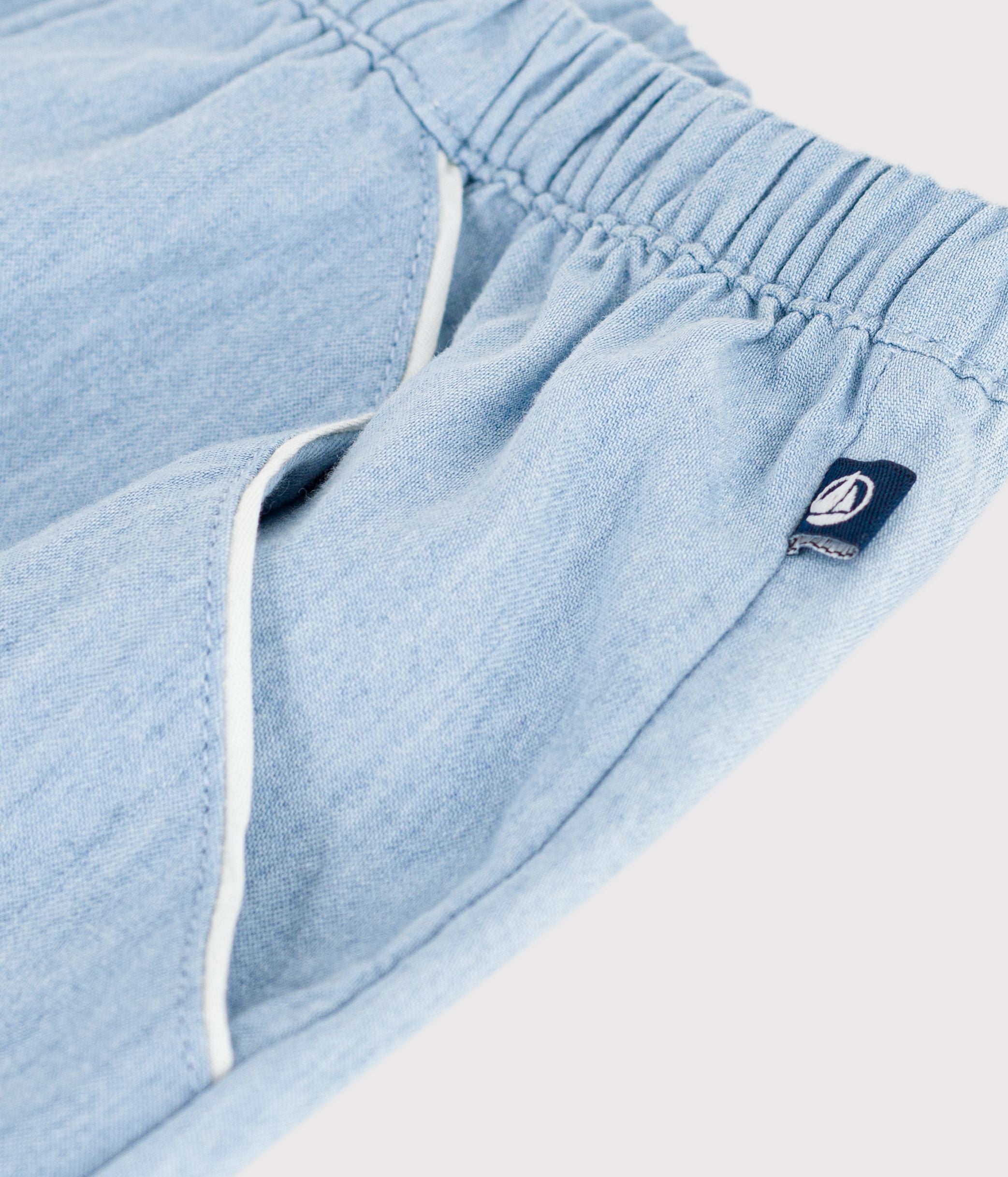 short-enfant-en-coton-uni