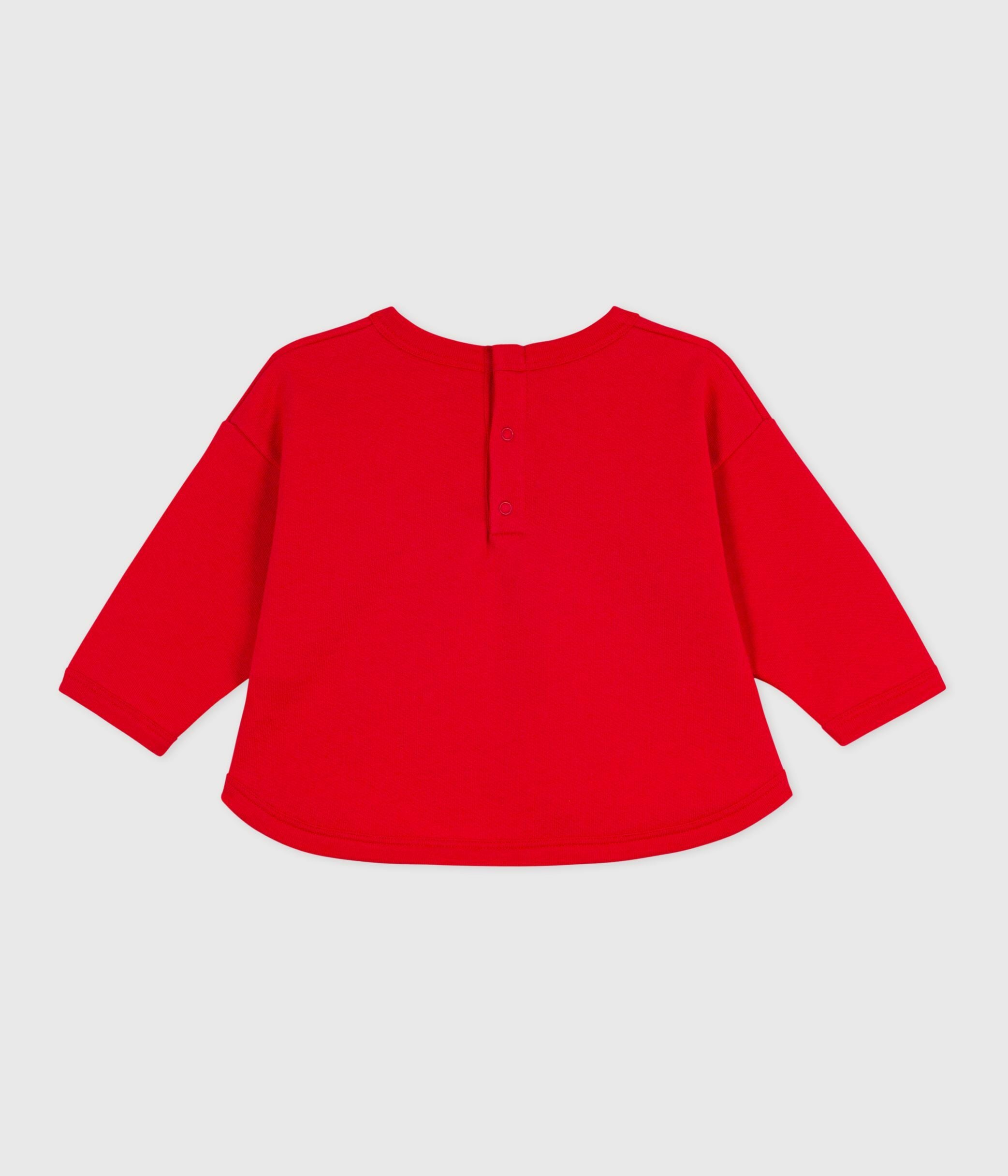 sweatshirt-bébé-en-coton-à-motif