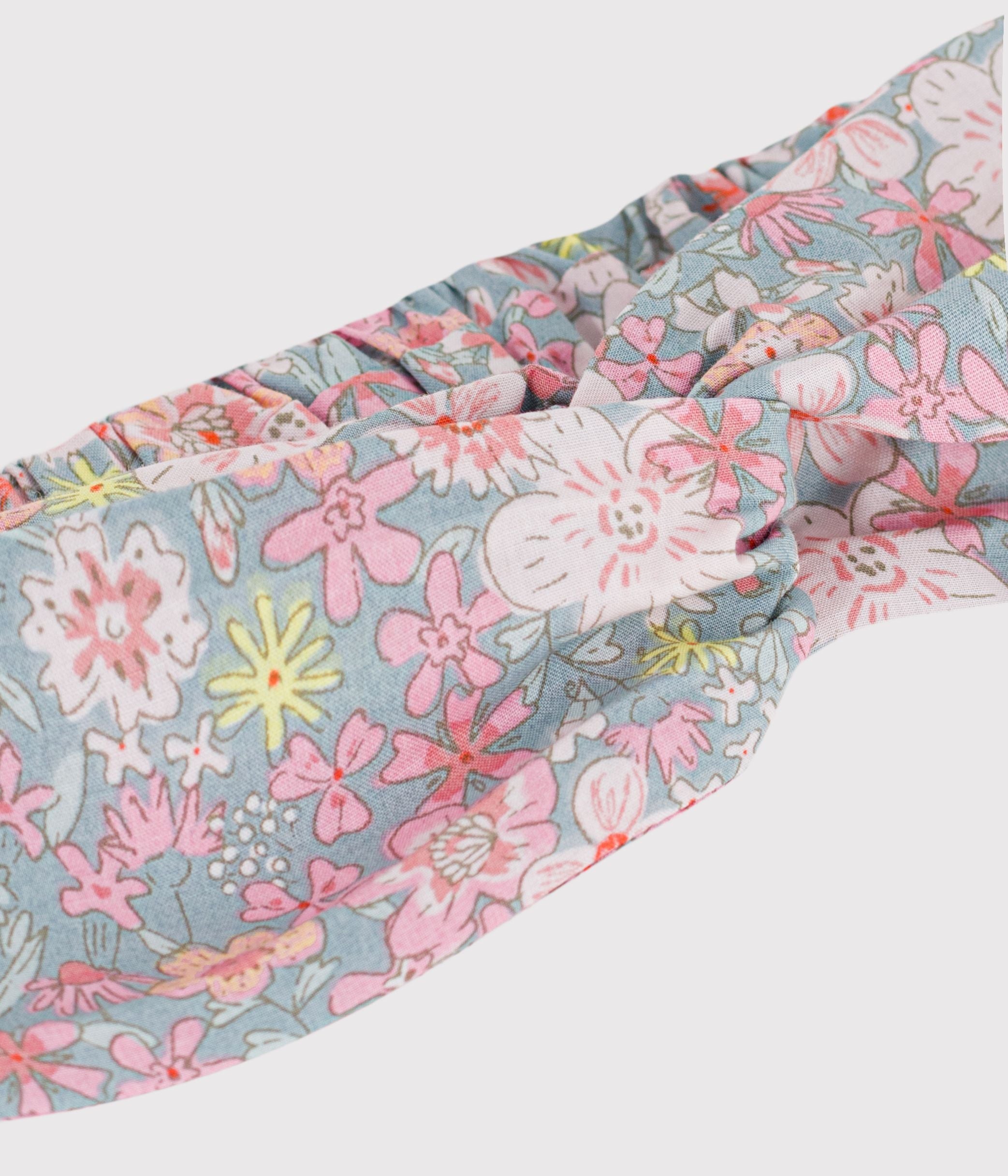 bandeau-enfant-en-popeline-imprimé-fleuri