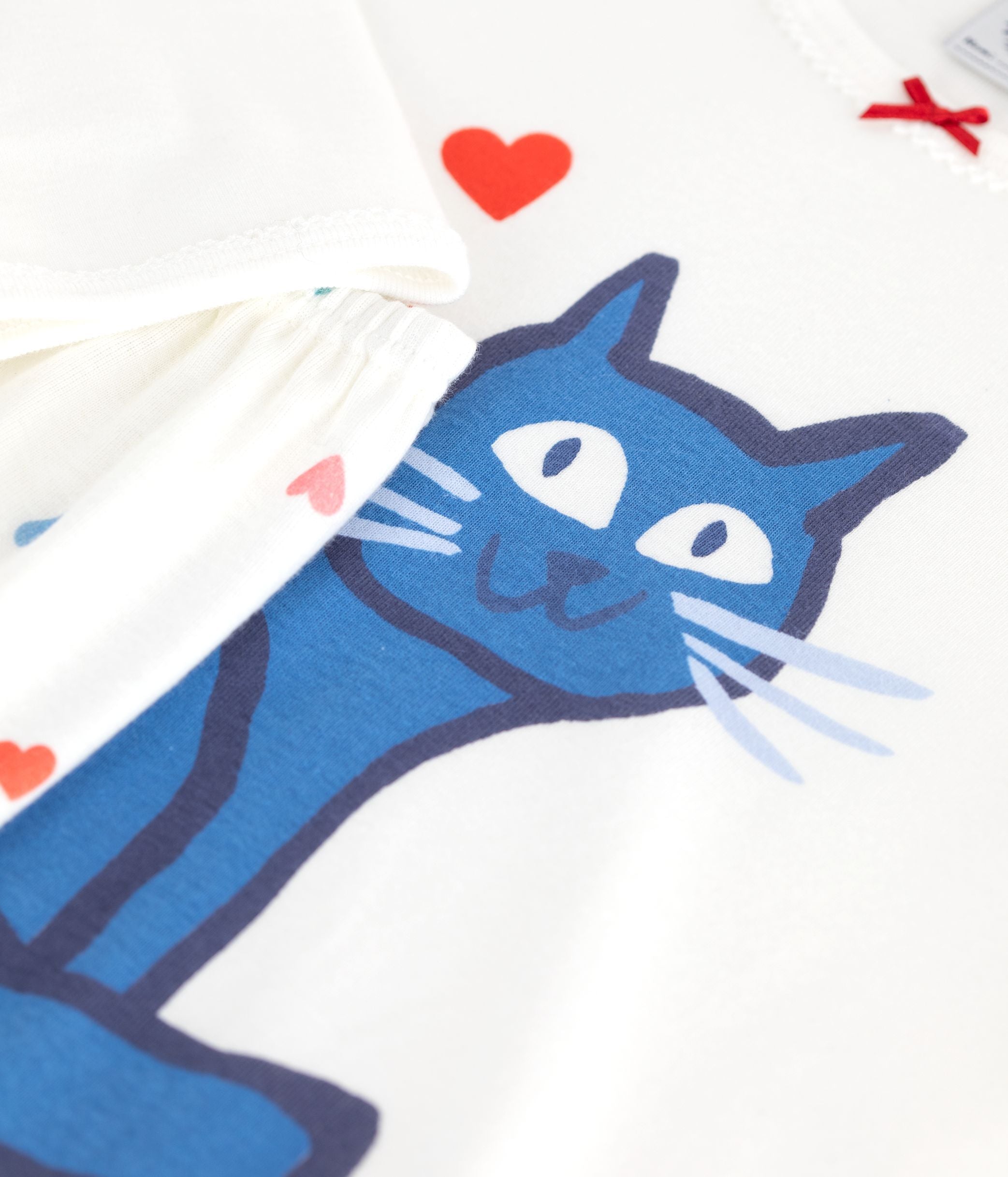 pyjama-enfant-en-coton-à-motif-chat