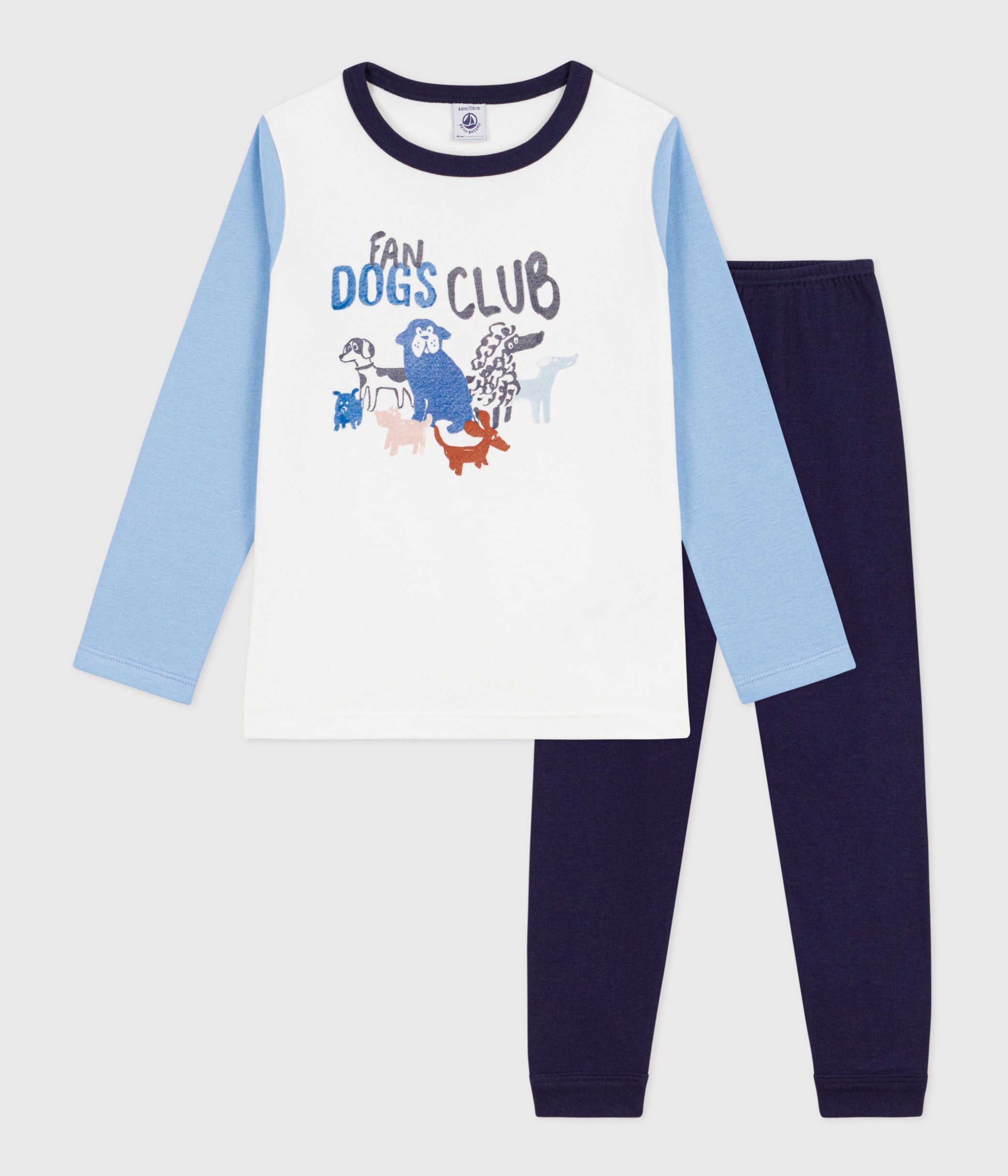 pyjama-enfant-en-coton-motif-chien