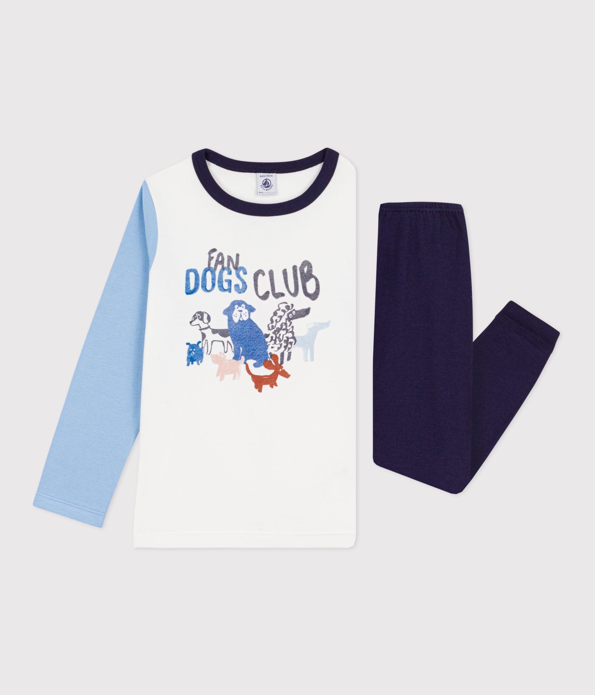 pyjama-enfant-en-coton-motif-chien