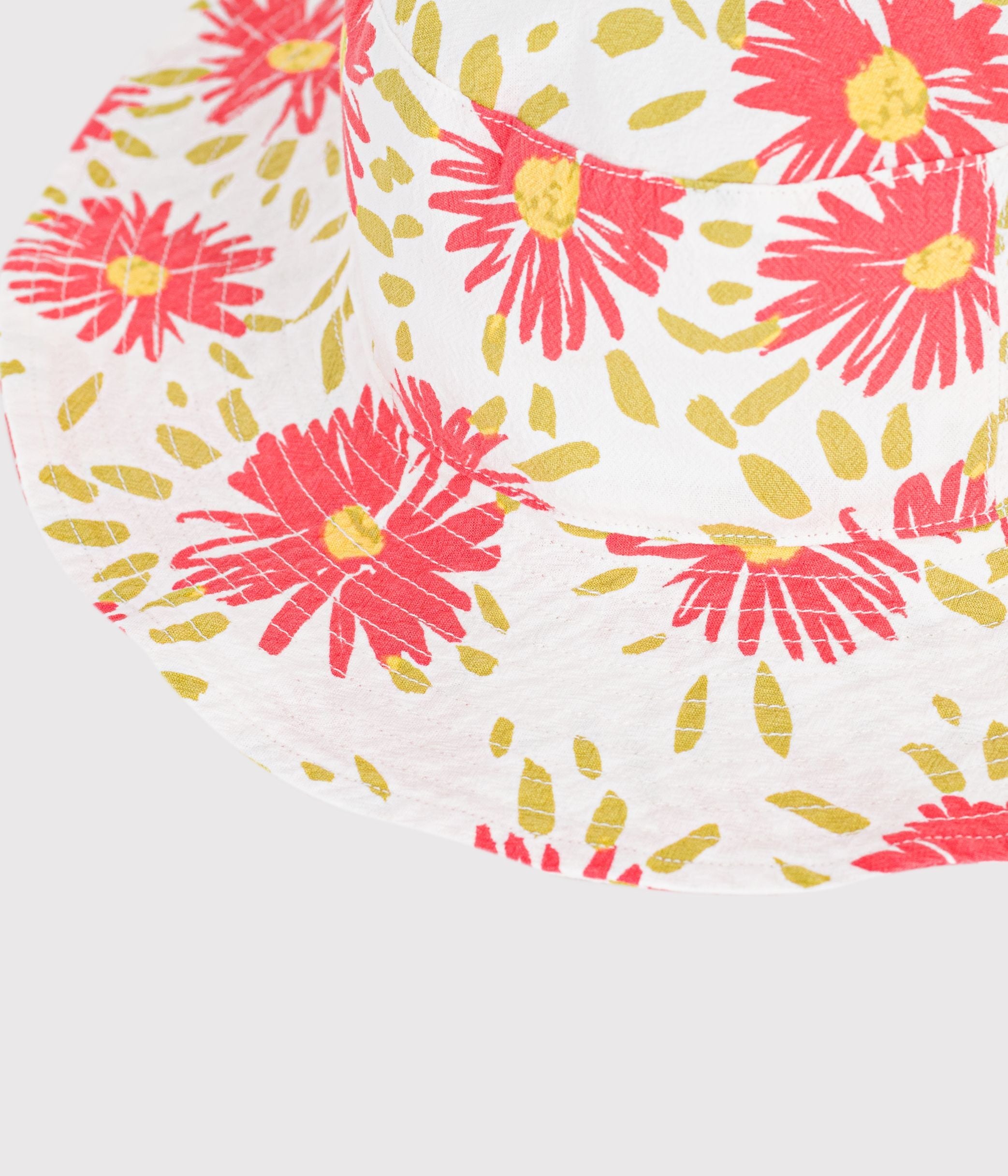 capeline-enfant-en-popeline-imprimé-fleurs