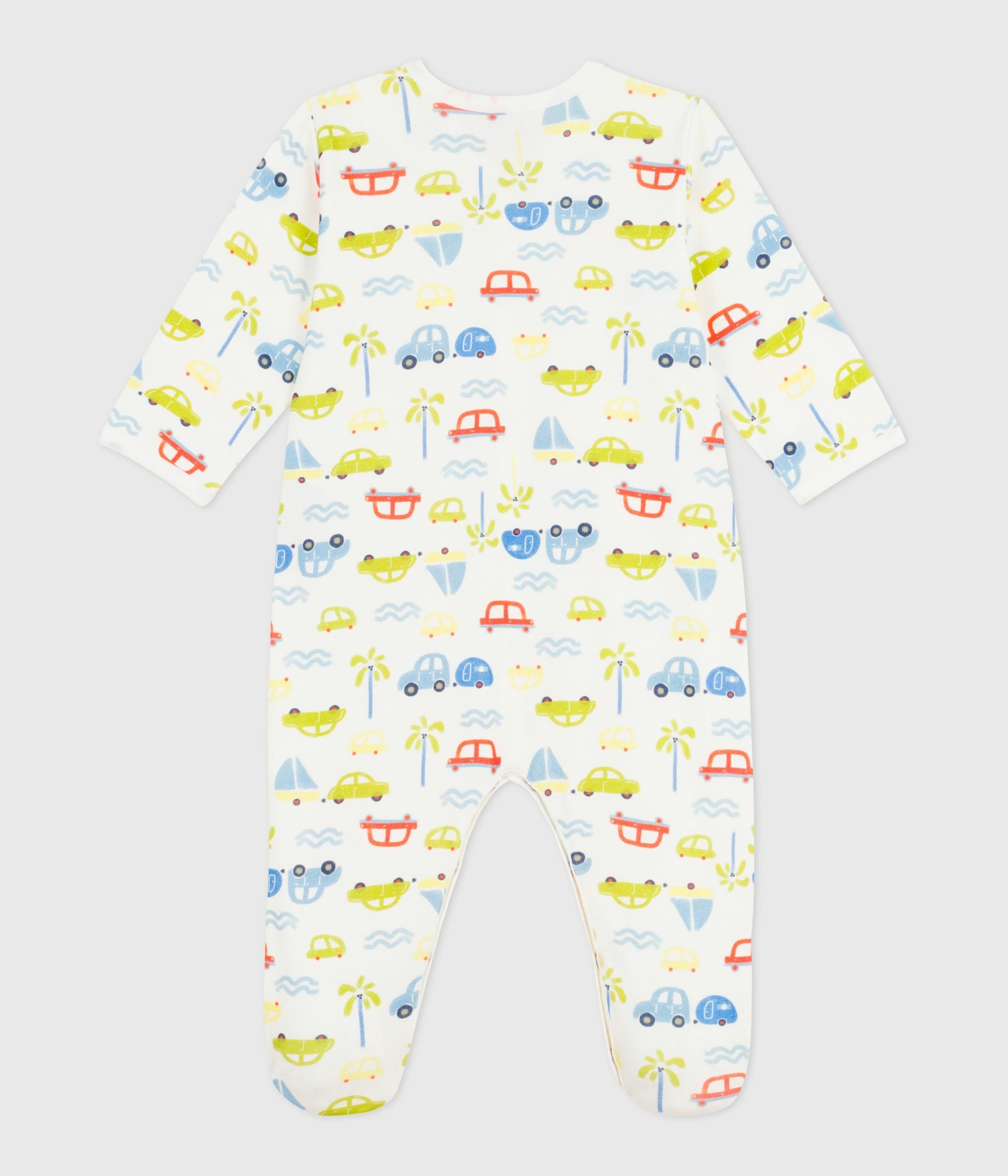 pyjama-bébé-en-coton-imprimé-voitures