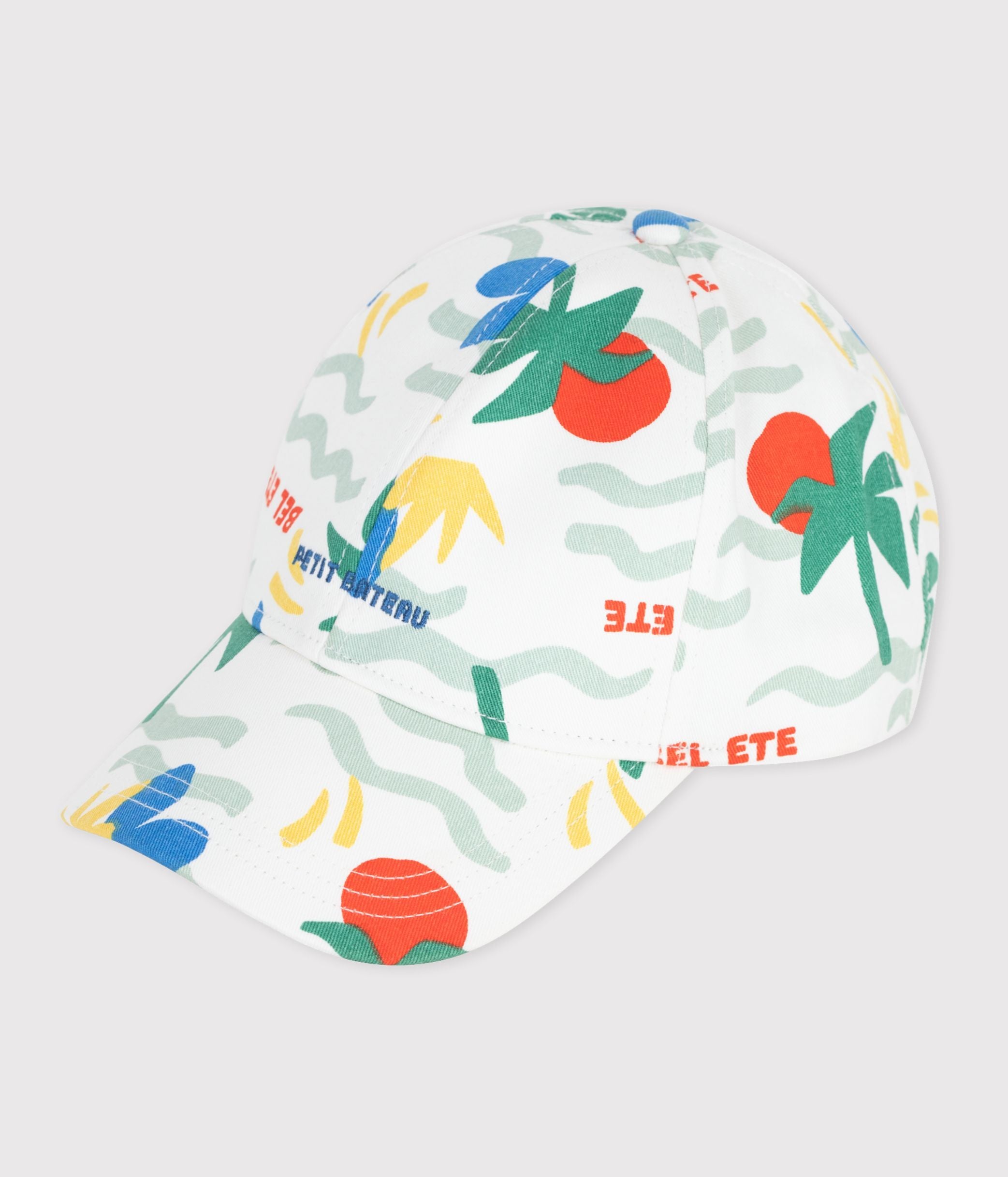 casquette-enfant-en-coton-imprimé-palmiers