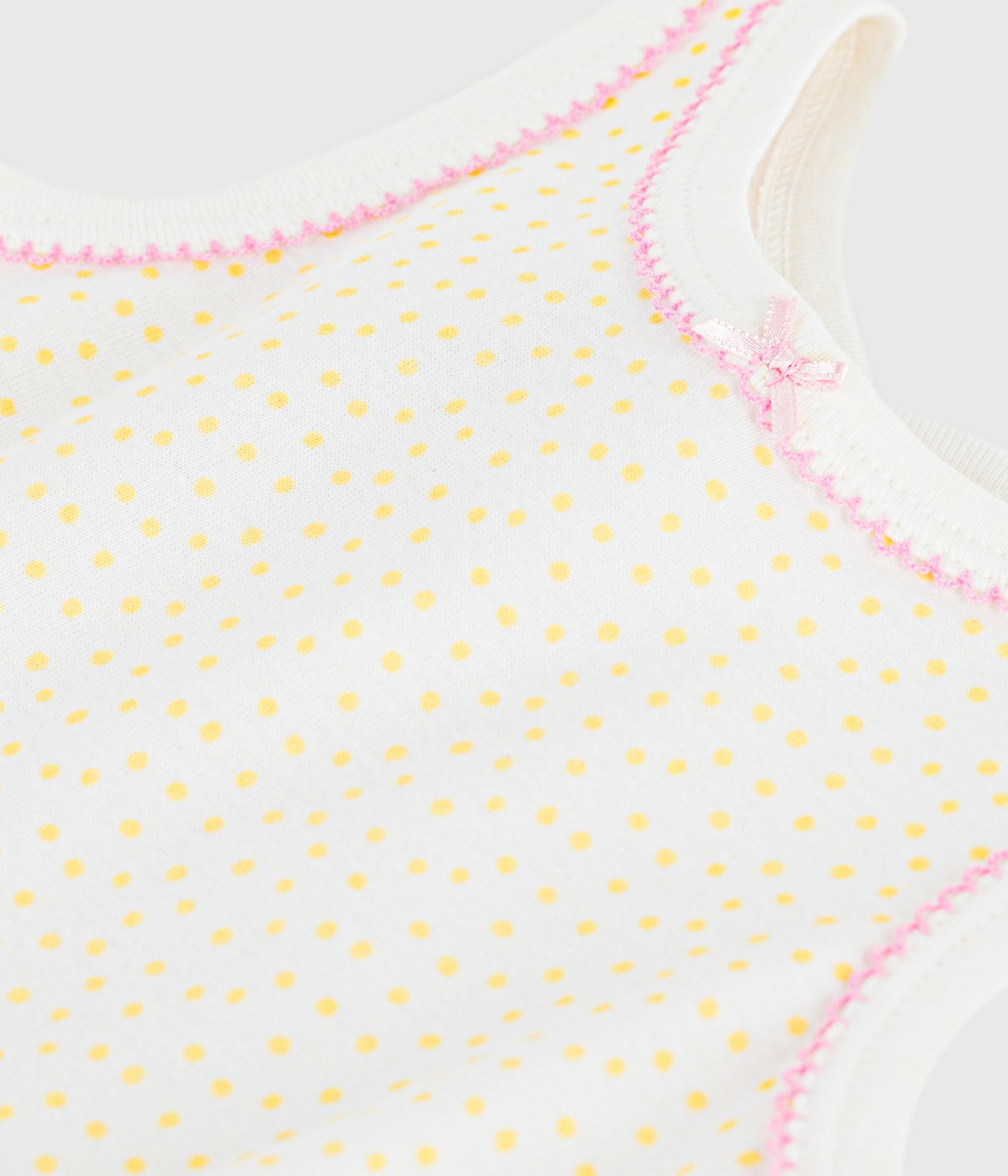 combinaison-courte-sans-manches-bébé-en-coton