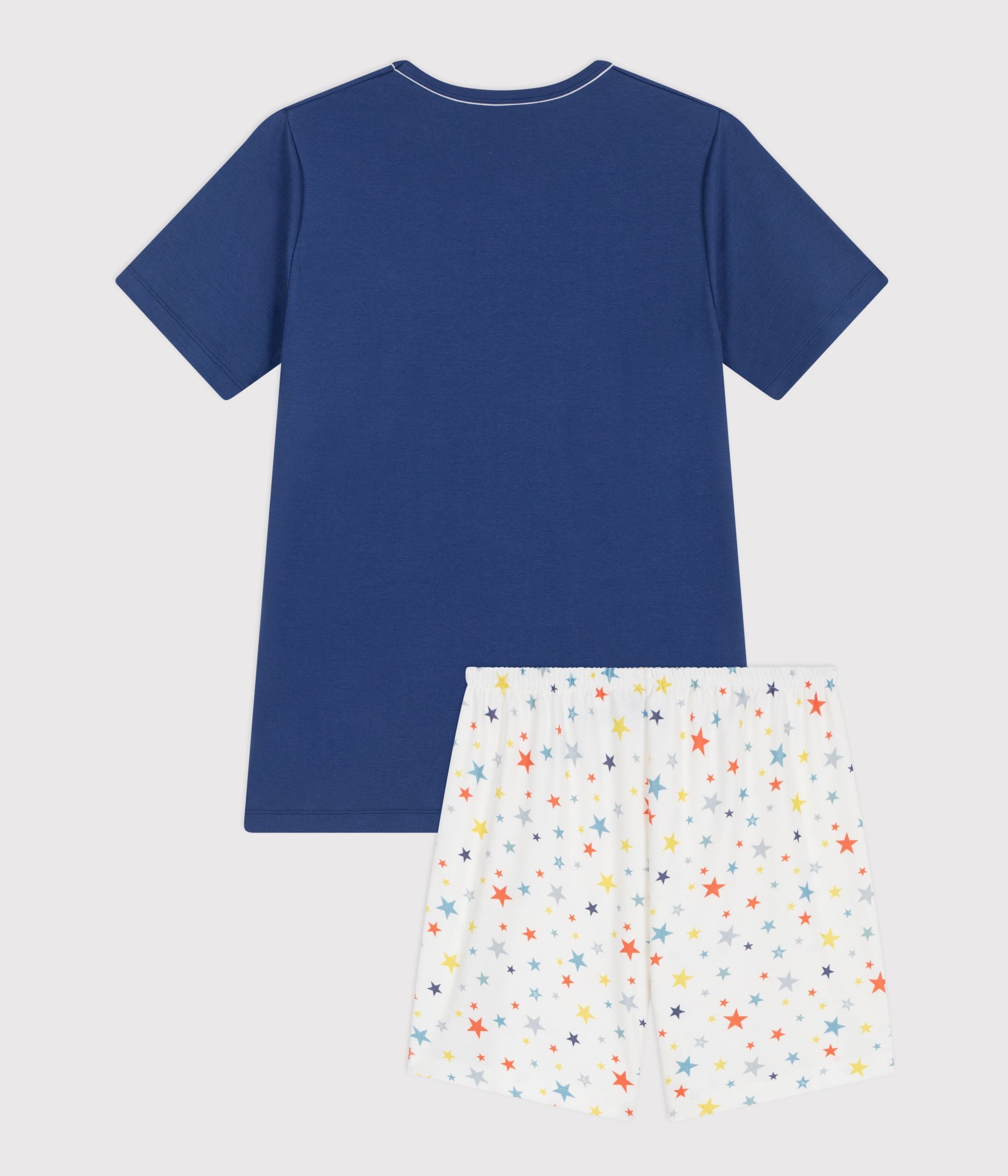pyjama-junior-short-en-coton-imprimé-étoiles