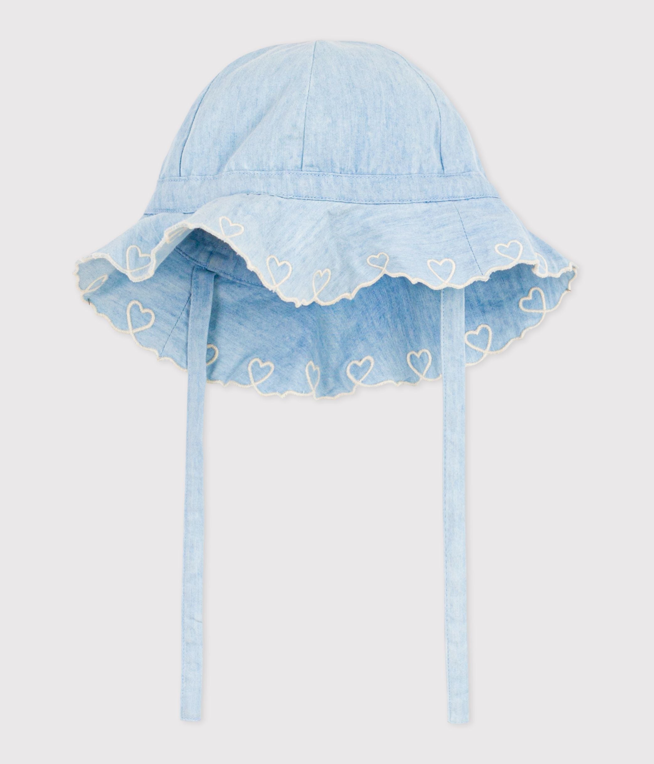 capeline-bébé-fille-en-chambray